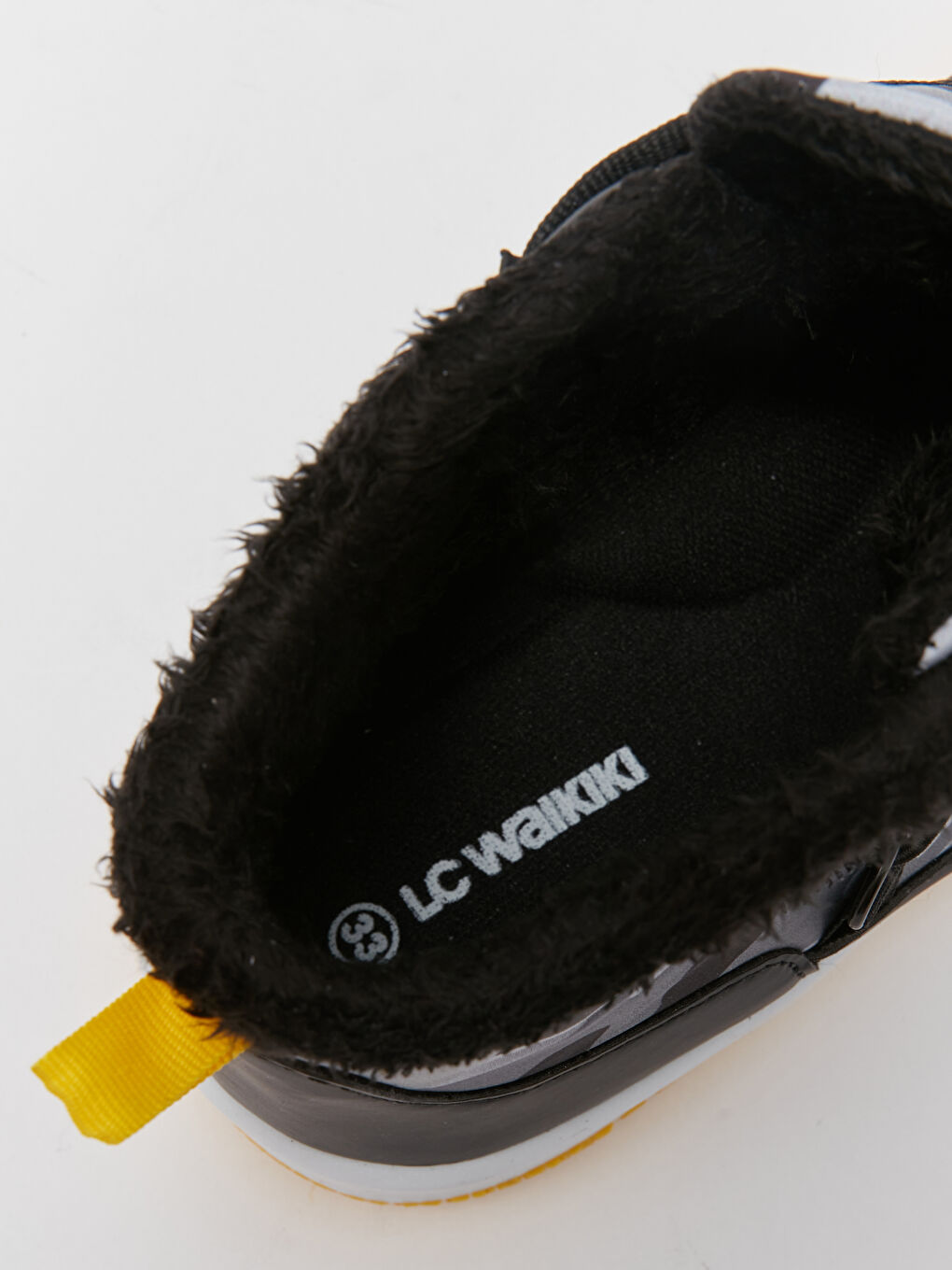 Siyah Baskılı Bağcıklı Erkek Çocuk Bot-5