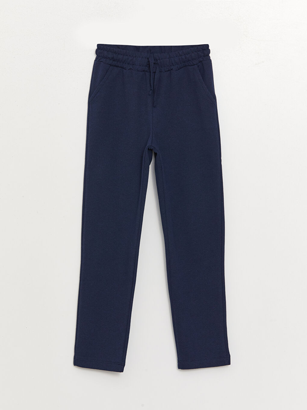 Lacivert Beli Lastikli Basic Kız Çocuk Eşofman Altı