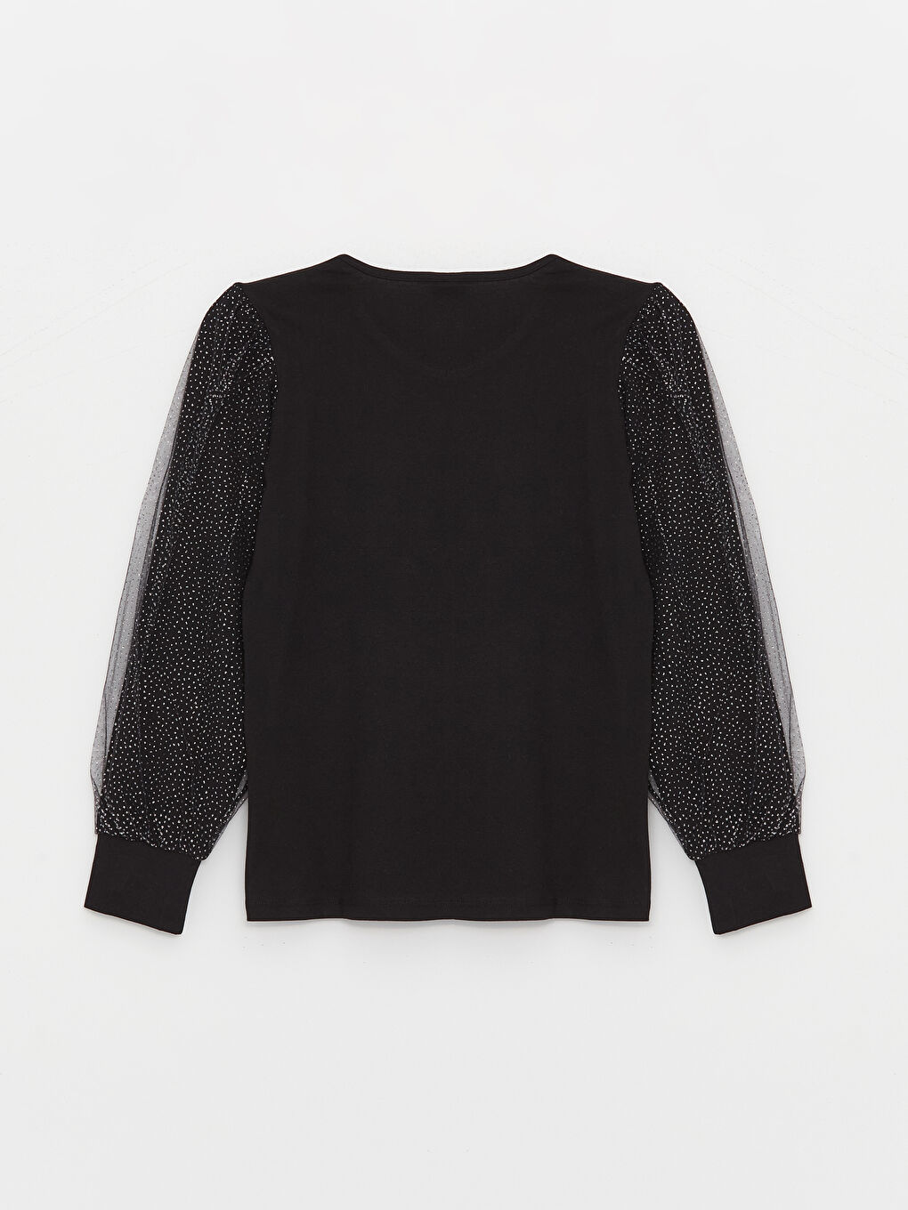 LCW Kids Crew Neck Long Sleeve Girls' T-Shirt -W3BV11Z4-CVL