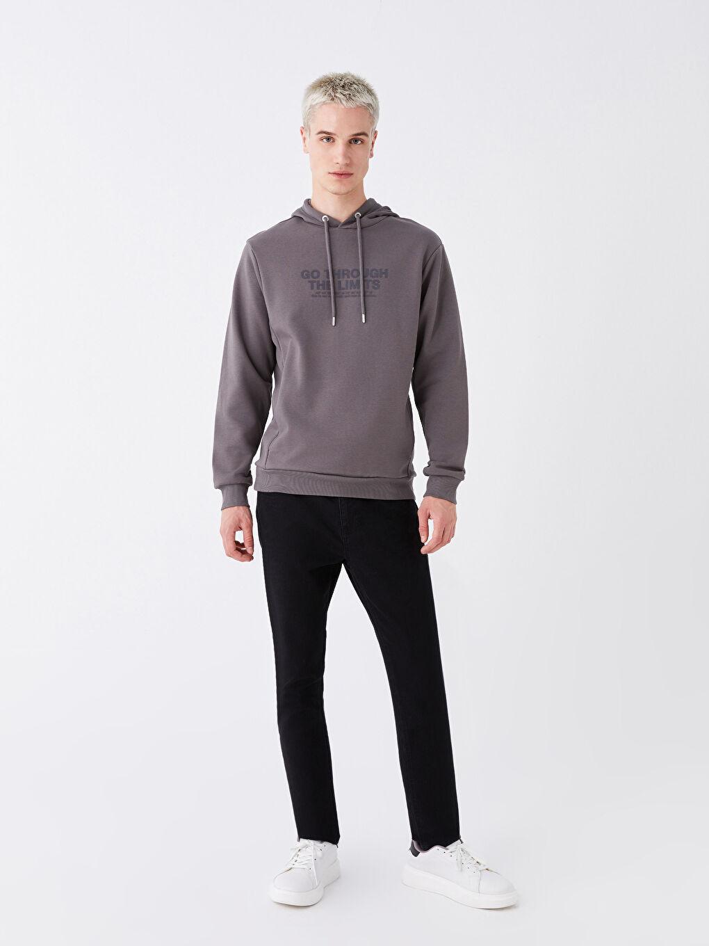 Siyah Skinny Fit Erkek Jean Pantolon-1