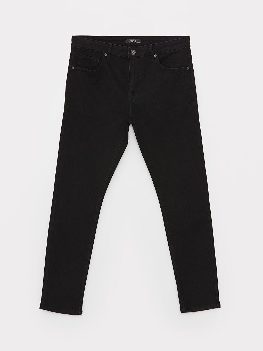 Siyah Skinny Fit Erkek Jean Pantolon-5