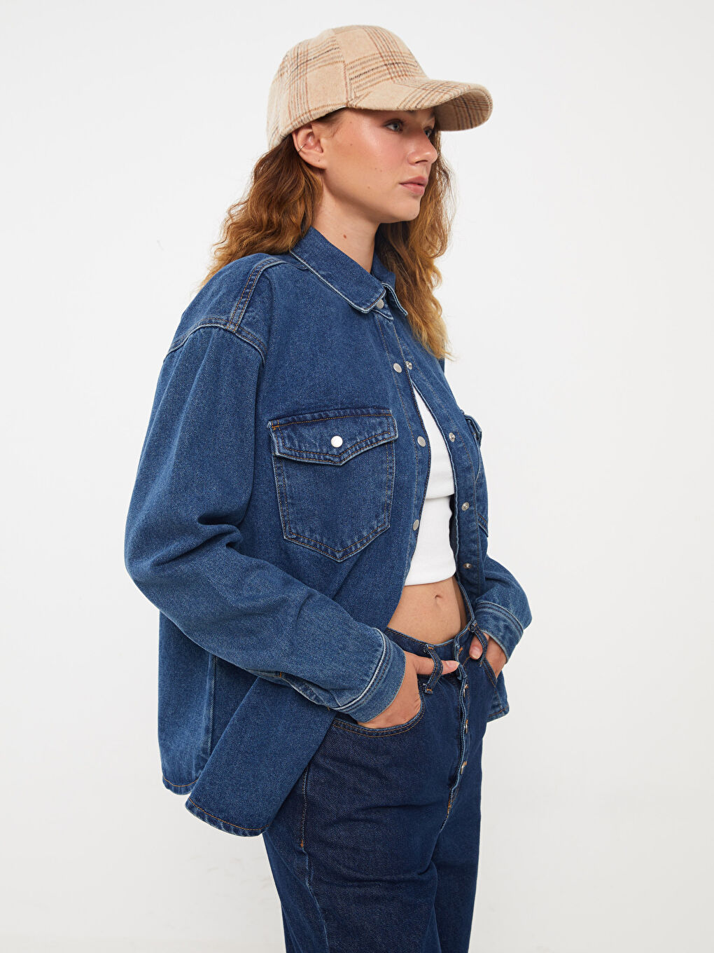 Striped Women's Cap Hat