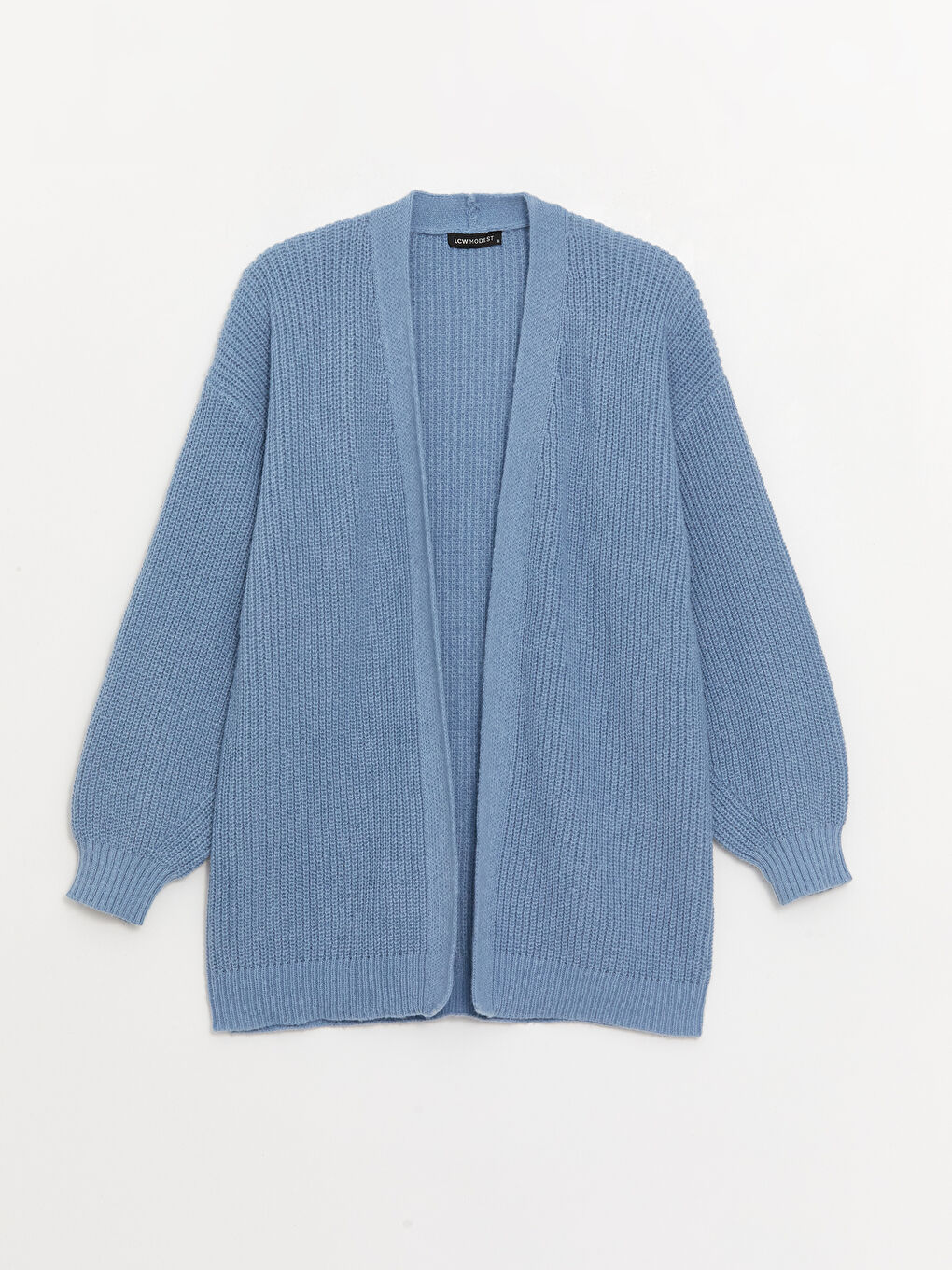 Shawl Collar Plain Long Sleeve Women's Knitwear Cardigan-5