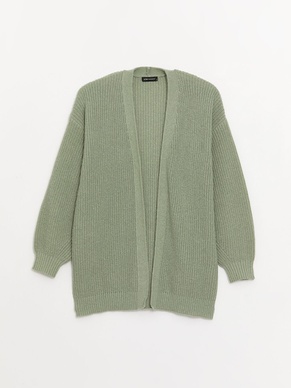 Shawl Collar Plain Long Sleeve Women's Knitwear Cardigan-5