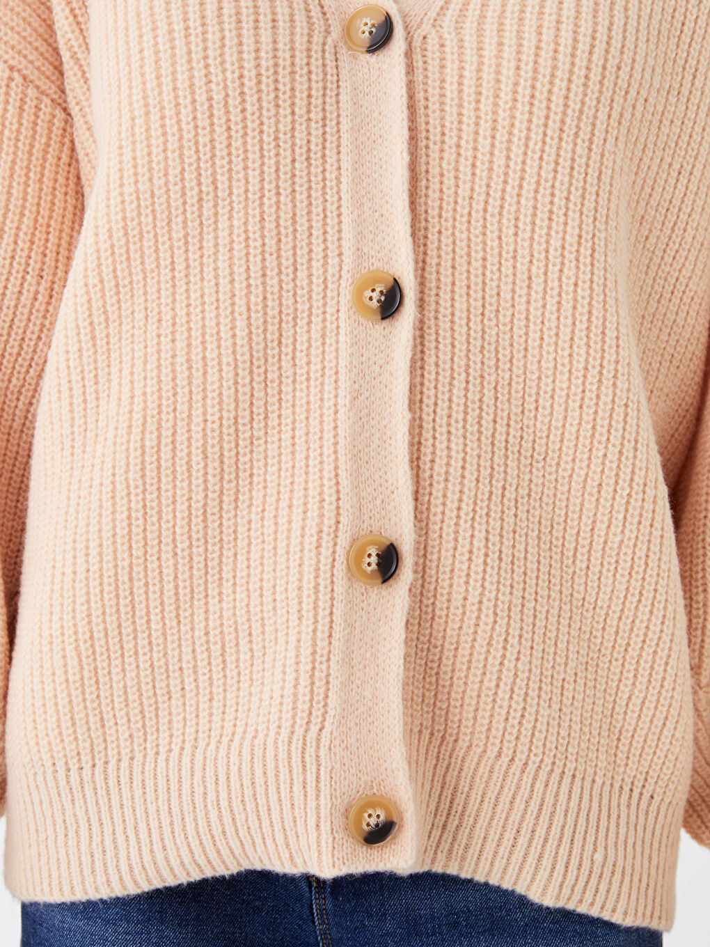 V Neck Women's Knitwear Cardigan-3