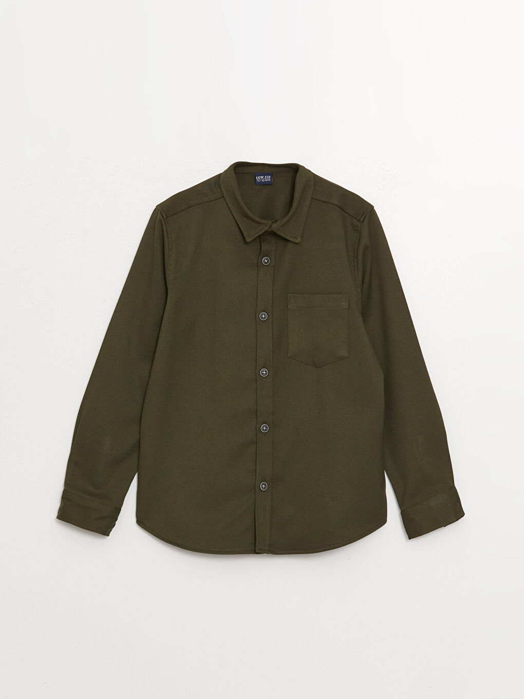 LC Waikiki Basic Long Sleeve Boys' Shirt -W3BY24Z4-VF8
