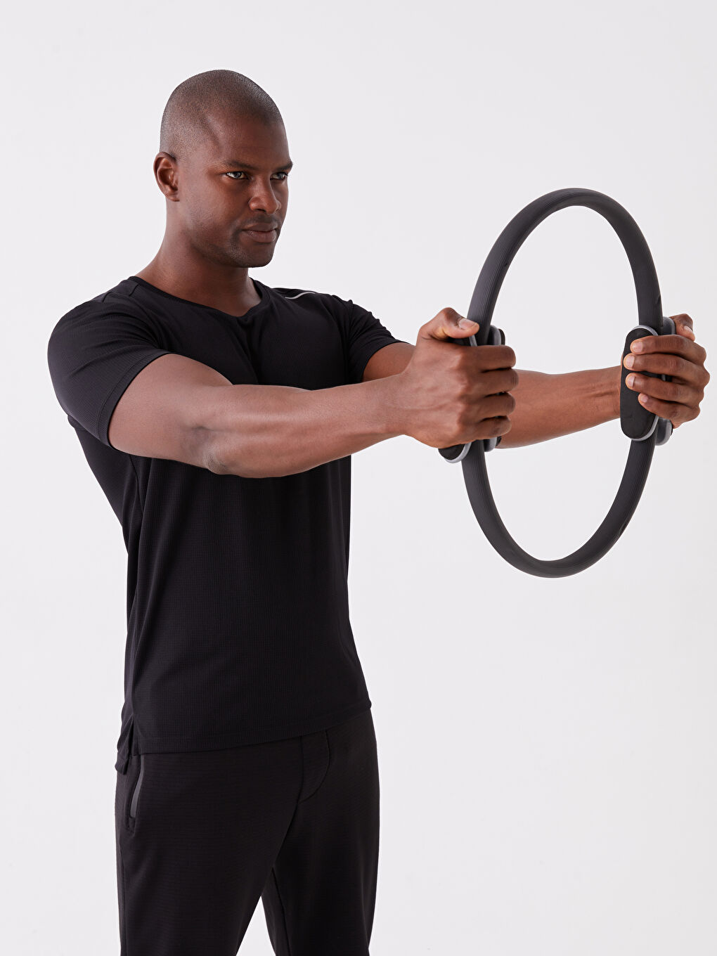T-shirt de Sport à Manches Courtes pour Hommes avec Col Rond