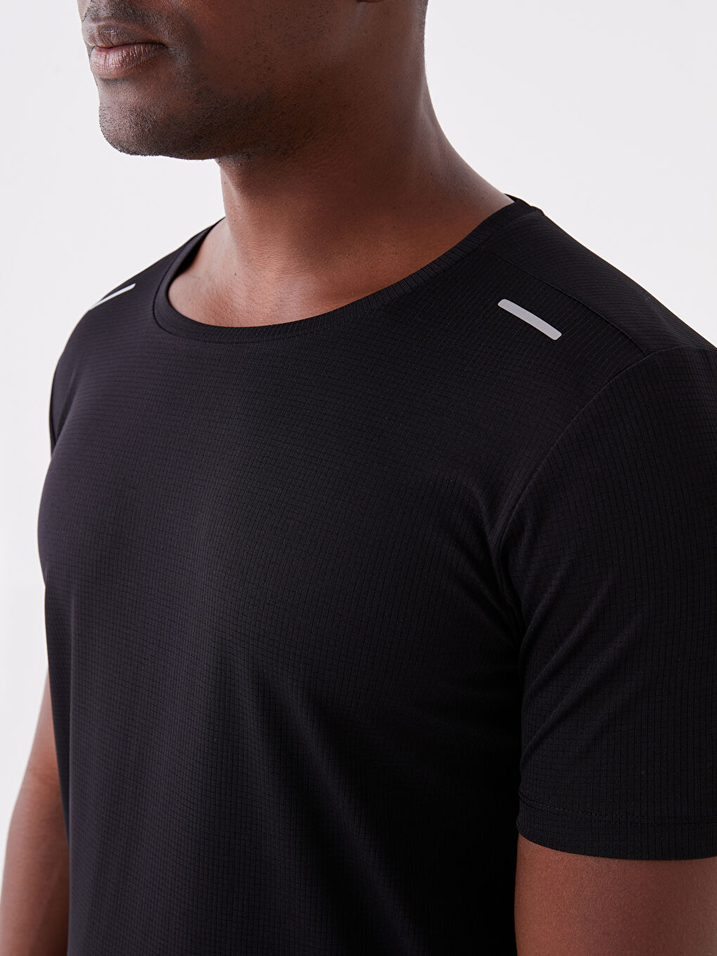 T-shirt de Sport à Manches Courtes pour Hommes avec Col Rond-3