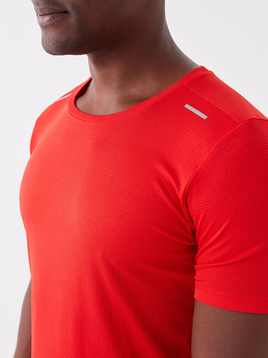 T-shirt de Sport à Manches Courtes pour Hommes avec Col Rond-1