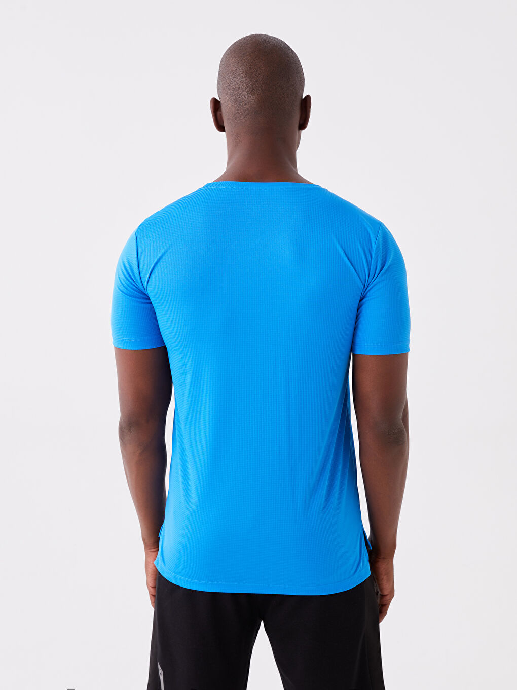 T-shirt de Sport à Manches Courtes pour Hommes avec Col Rond-4