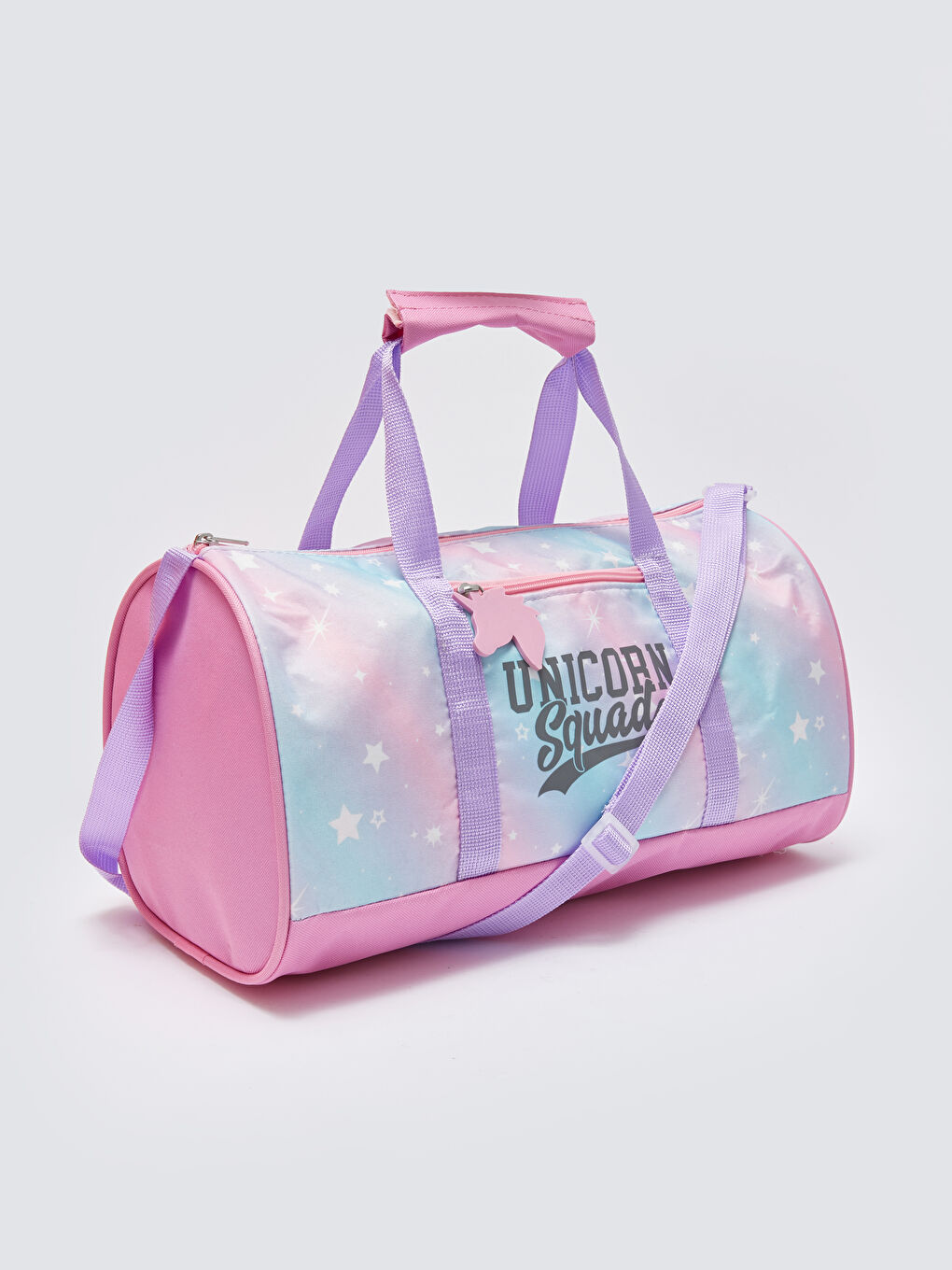 Mavi Baskılı Kız Çocuk Kol Çantası-1