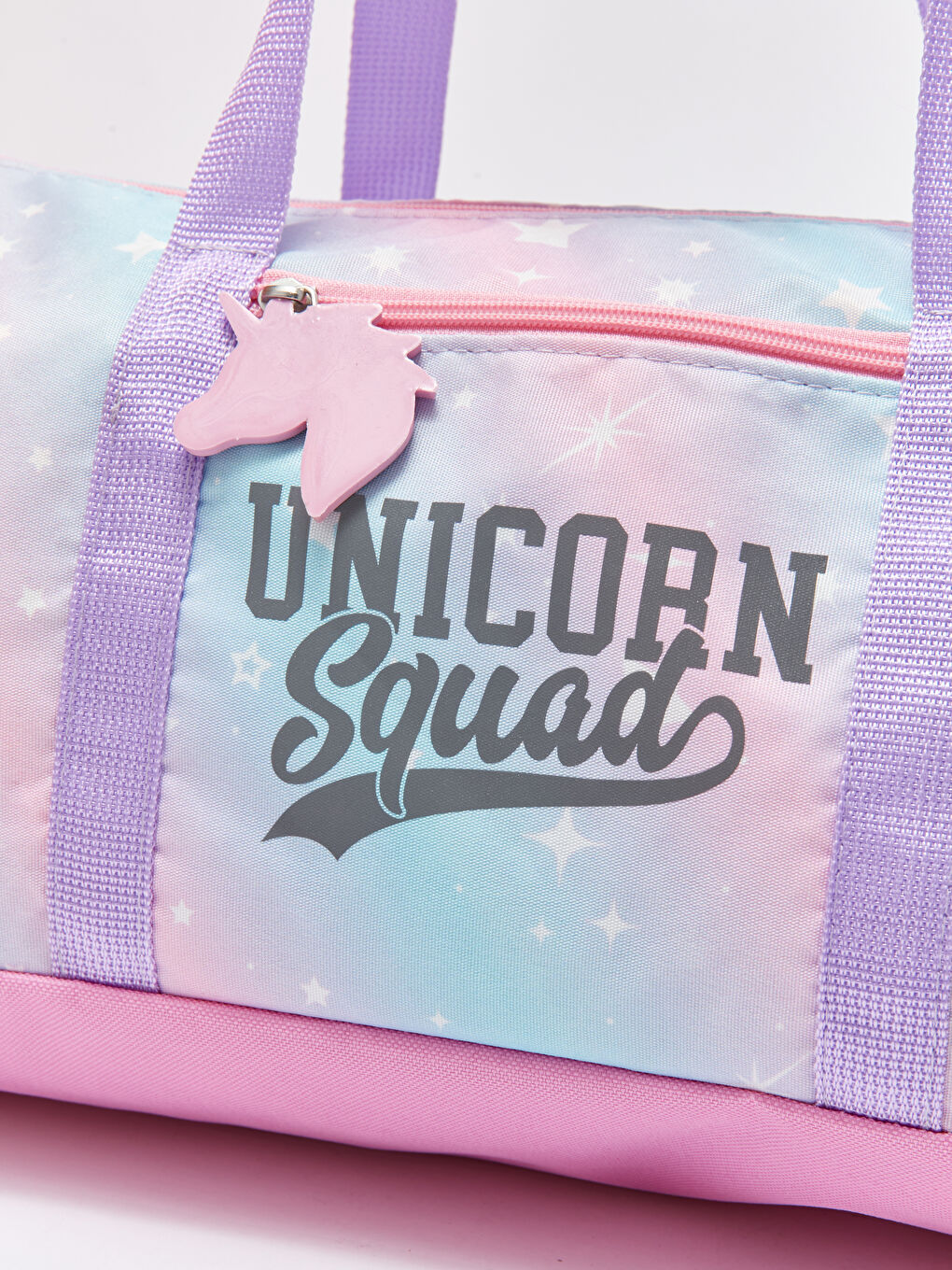 Mavi Baskılı Kız Çocuk Kol Çantası-3