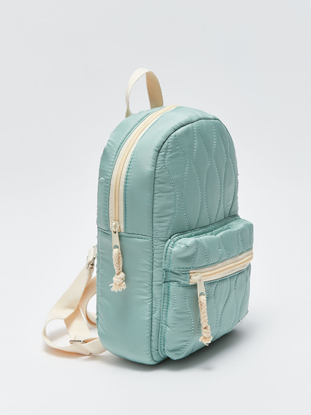Self Patterned Girl Backpack-1