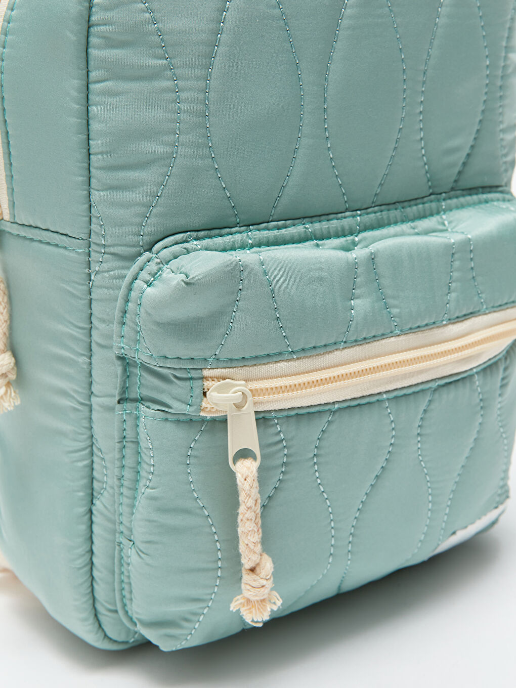Self Patterned Girl Backpack-3
