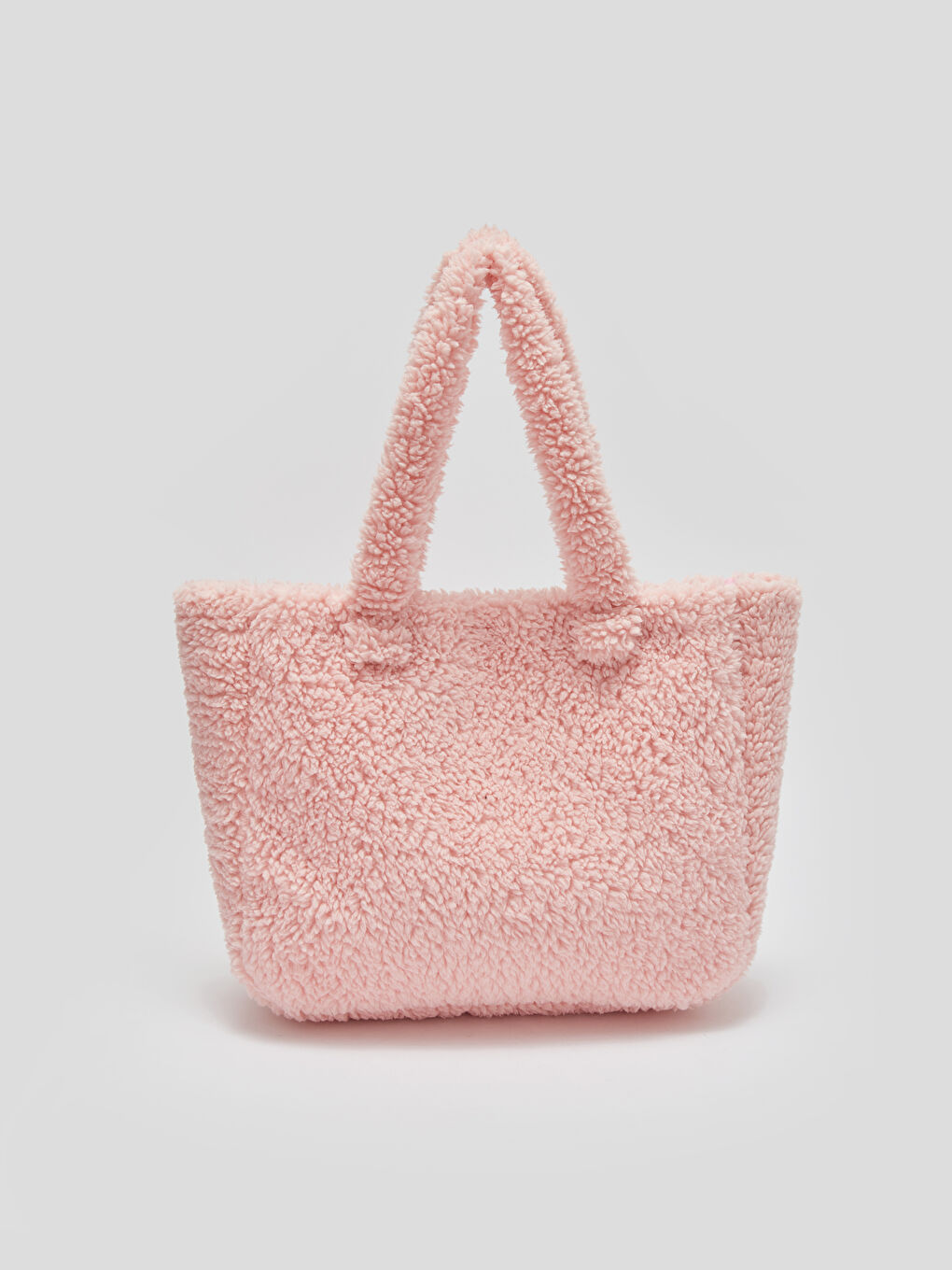 LCW ACCESSORIES Pembe Kürklü Kız Çocuk Tote Çanta - 2