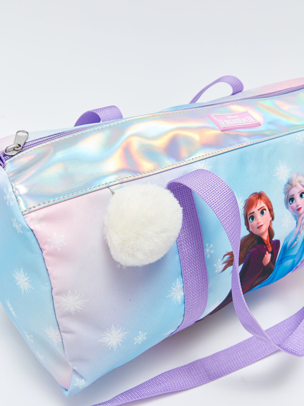 Mavi Frozen Baskılı Kız Çocuk Kol Çantası-3