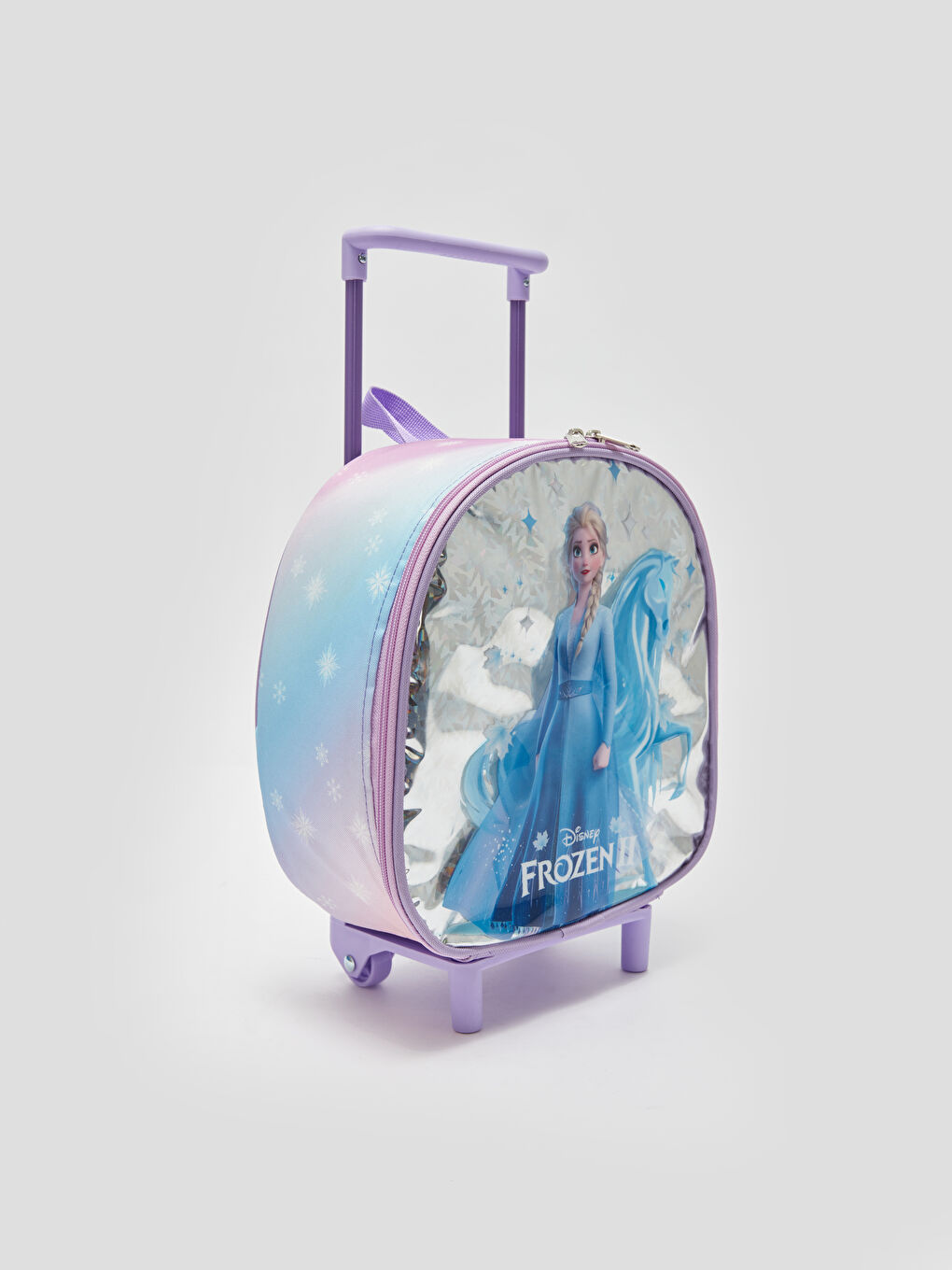 LCW ACCESSORIES Mavi Frozen Baskılı Kız Çocuk Çekçekli Çanta - 1