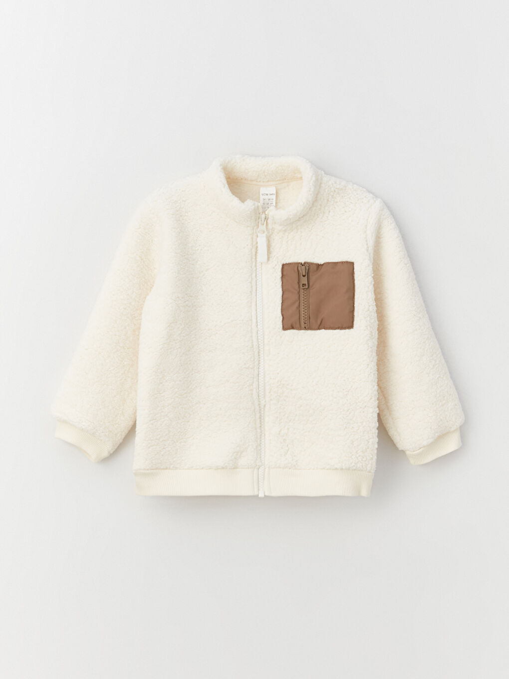 LCW baby Stehkragen Plüsch Baby Jungen Reißverschluss-Sweatshirt -W3CA76Z1-FDH