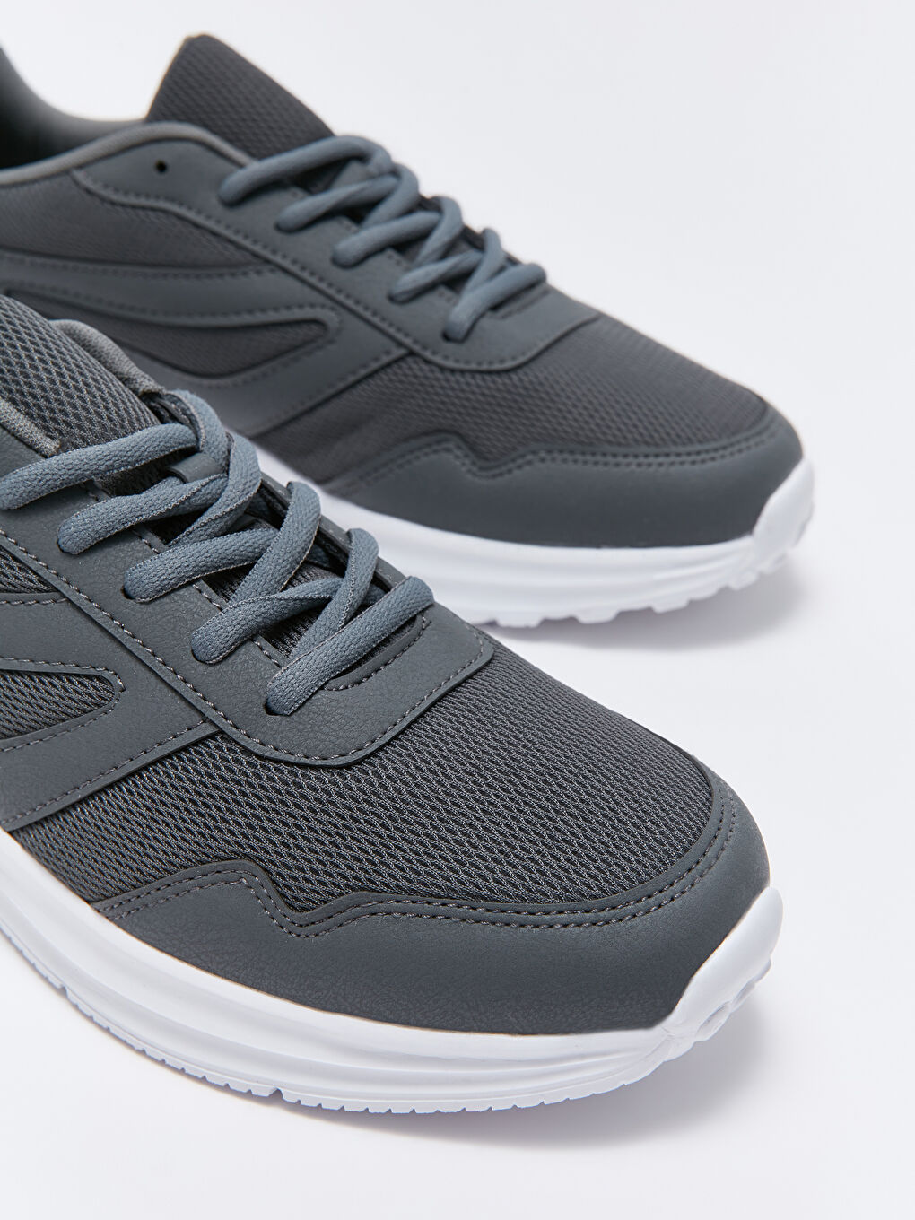 Petrol Bağcıklı Erkek Spor Ayakkabı-2