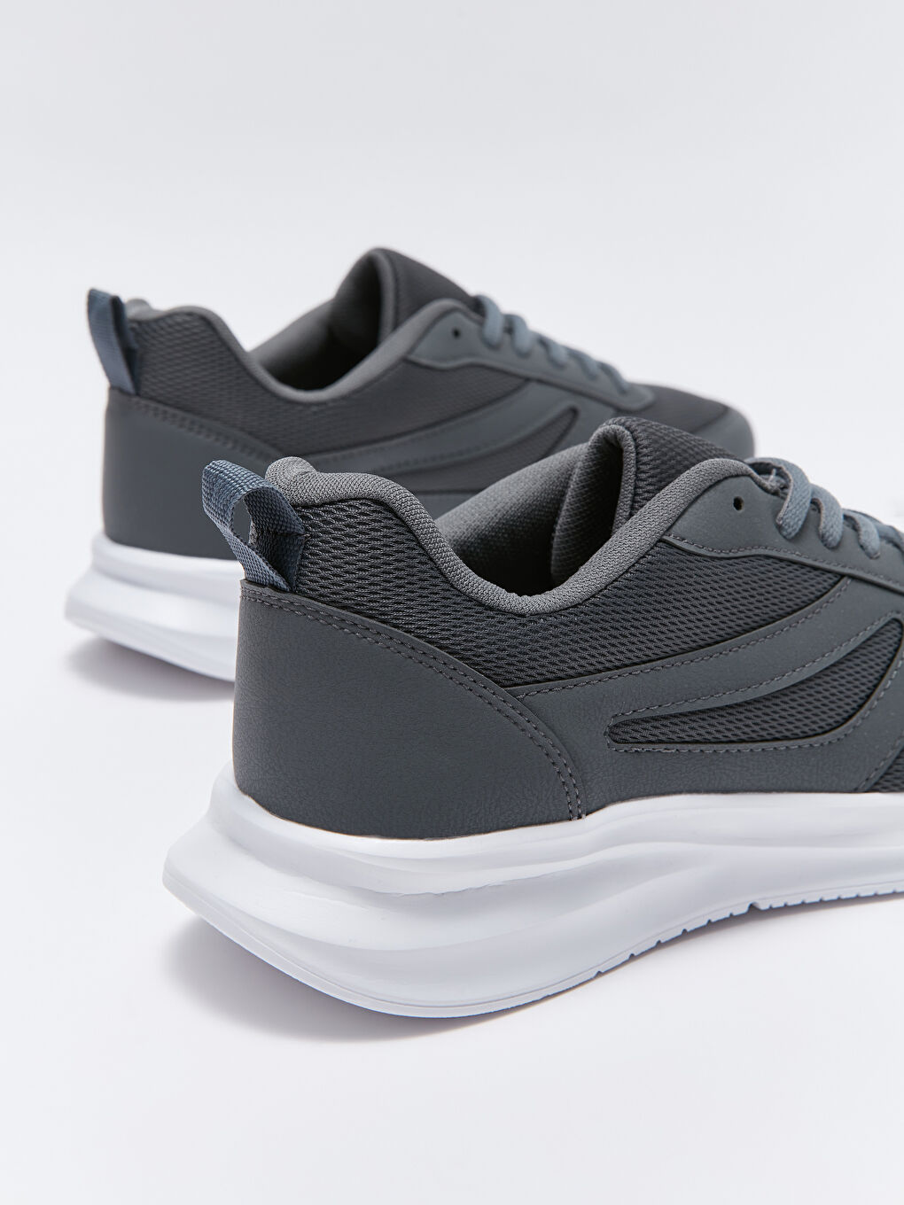 Petrol Bağcıklı Erkek Spor Ayakkabı-3