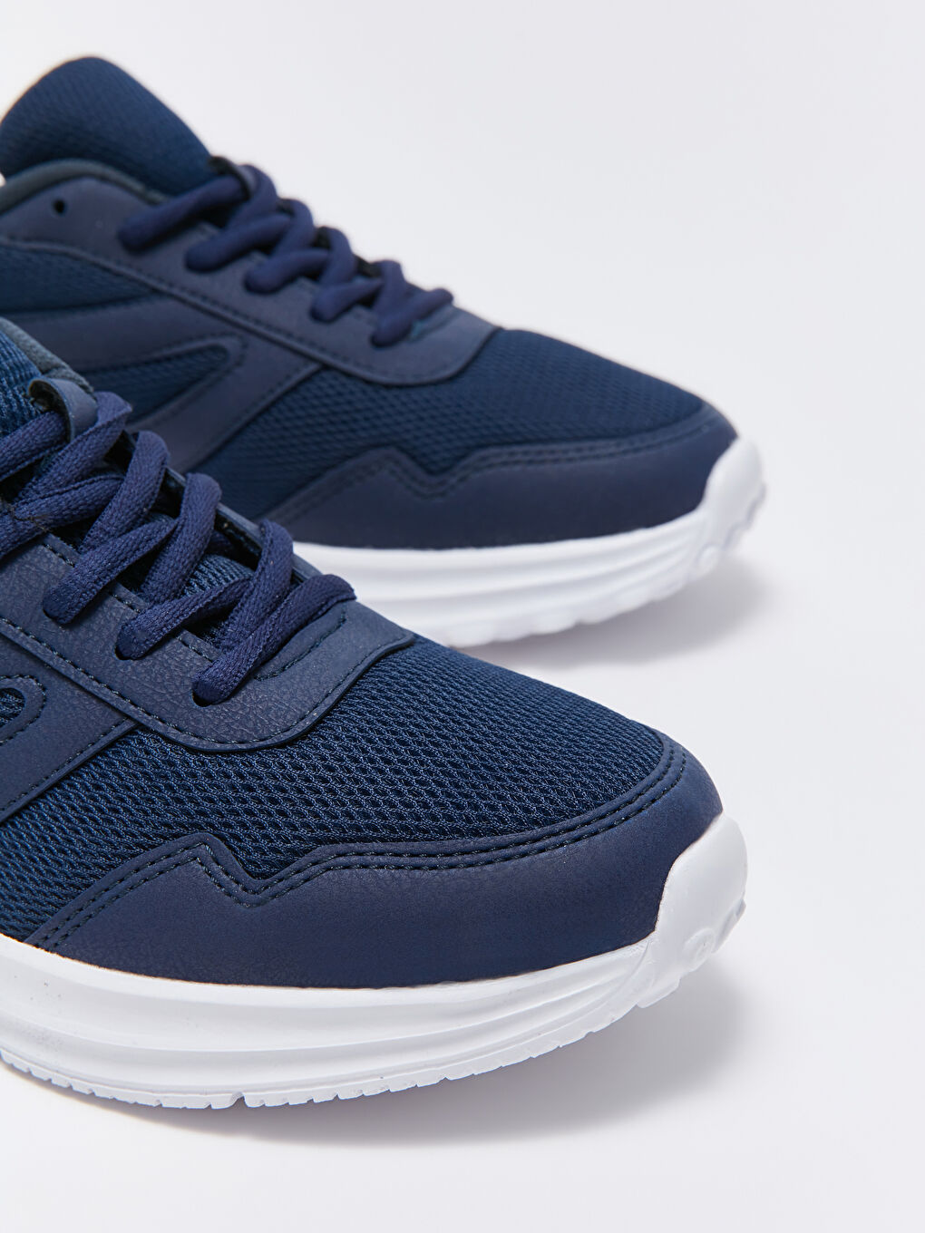 Lacivert Bağcıklı Kadın Spor Ayakkabı-2