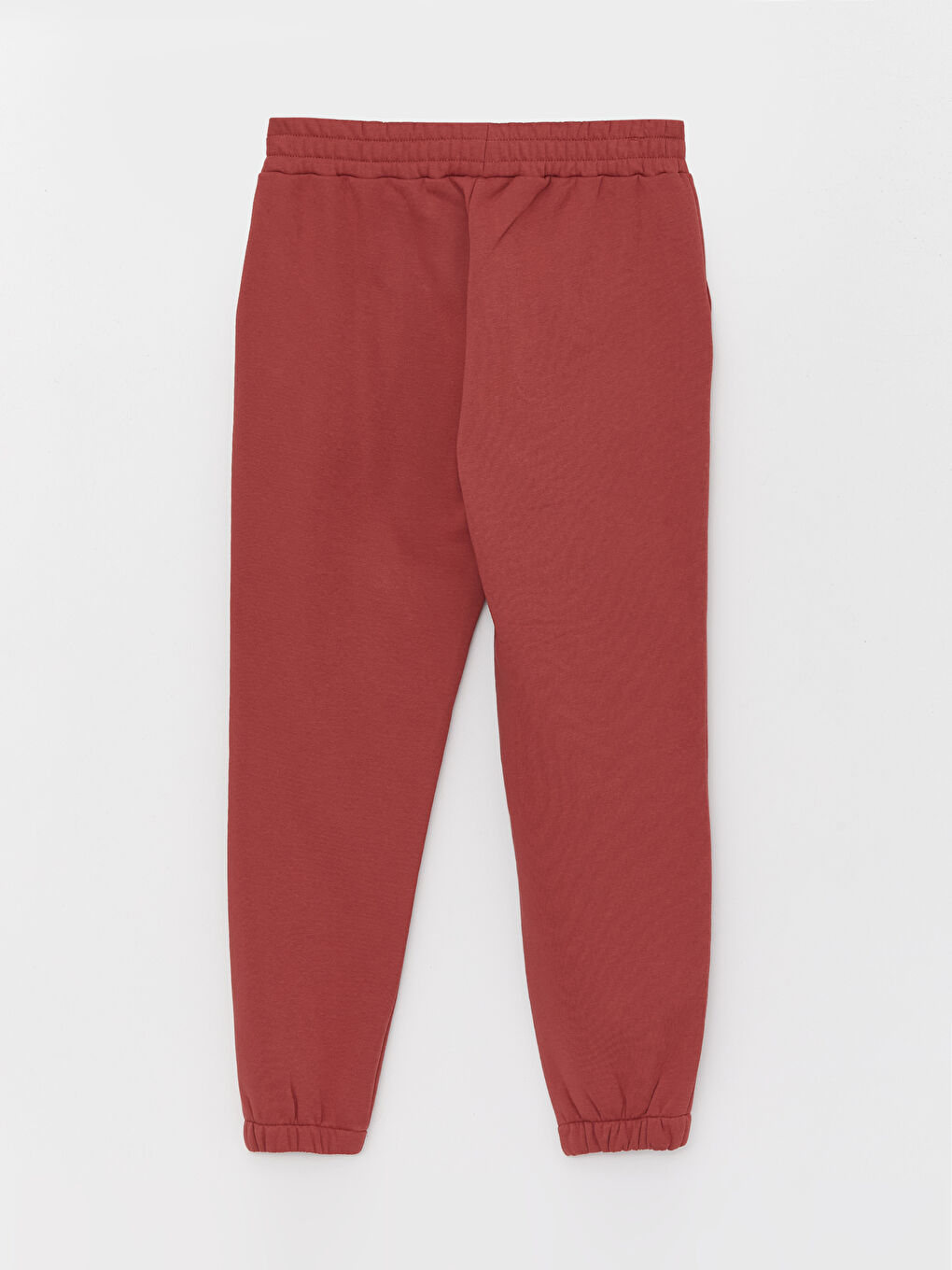 Kahverengi Kadın Beli Lastikli Düz Jogger Eşofman Altı-6