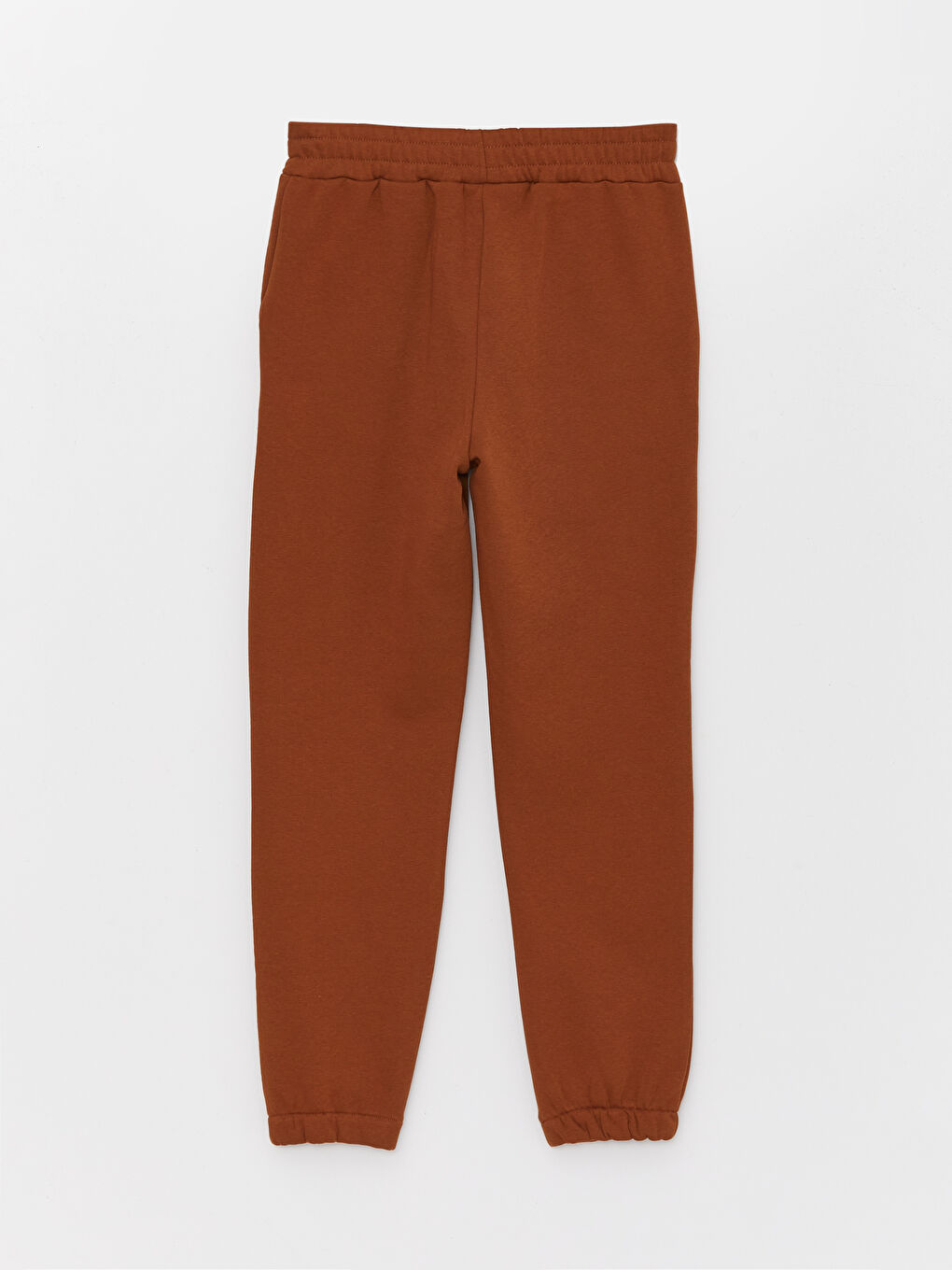 Women's Elasticated Waist Plain Jogger Sweatpants-6