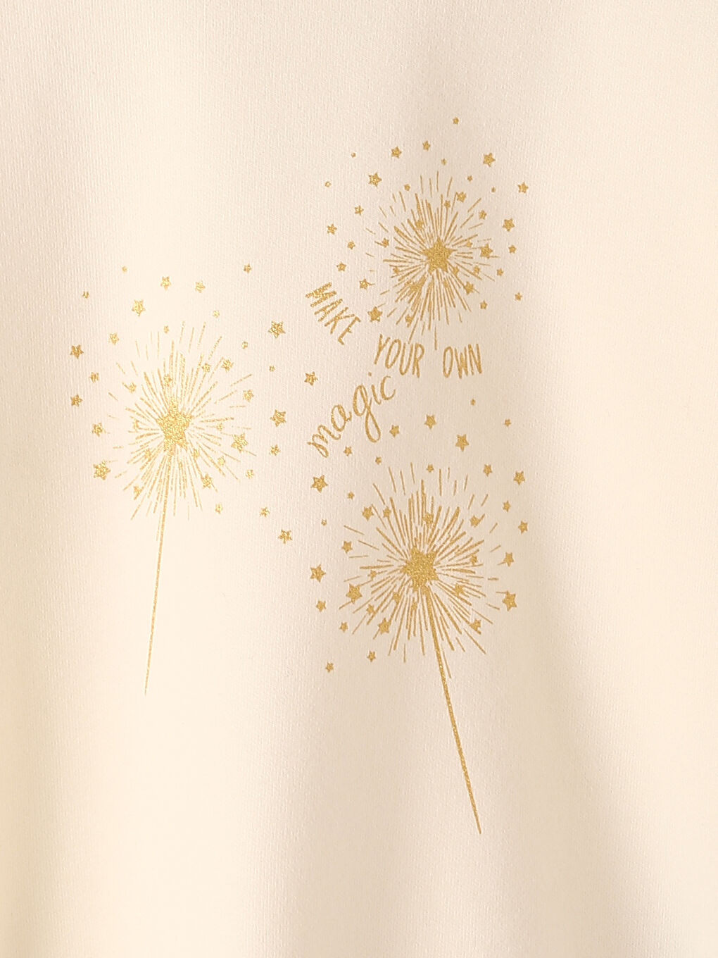 سويت شيرت كم طويل بياقة دائرية للبنات-2