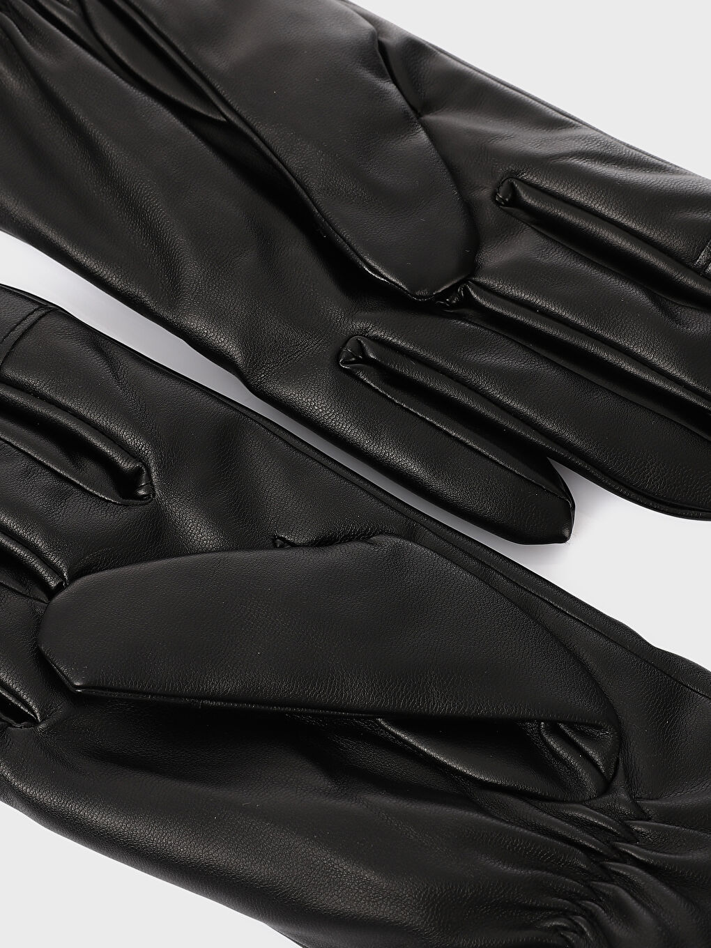Faux Leather Men's Gloves-3