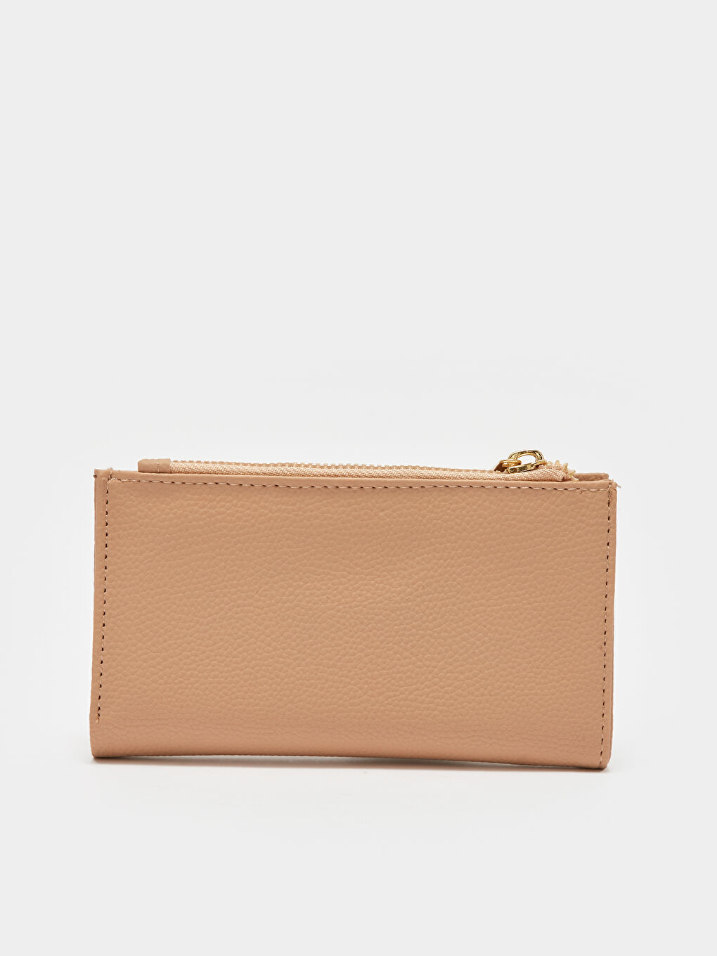 Kahverengi Deri Görünümlü Kadın Cüzdan-2