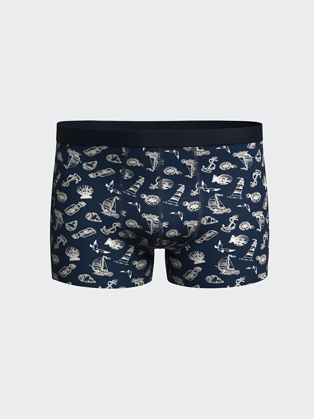 Karışık Standart Kalıp Pamuklu Esnek Erkek Boxer 3'lü-3