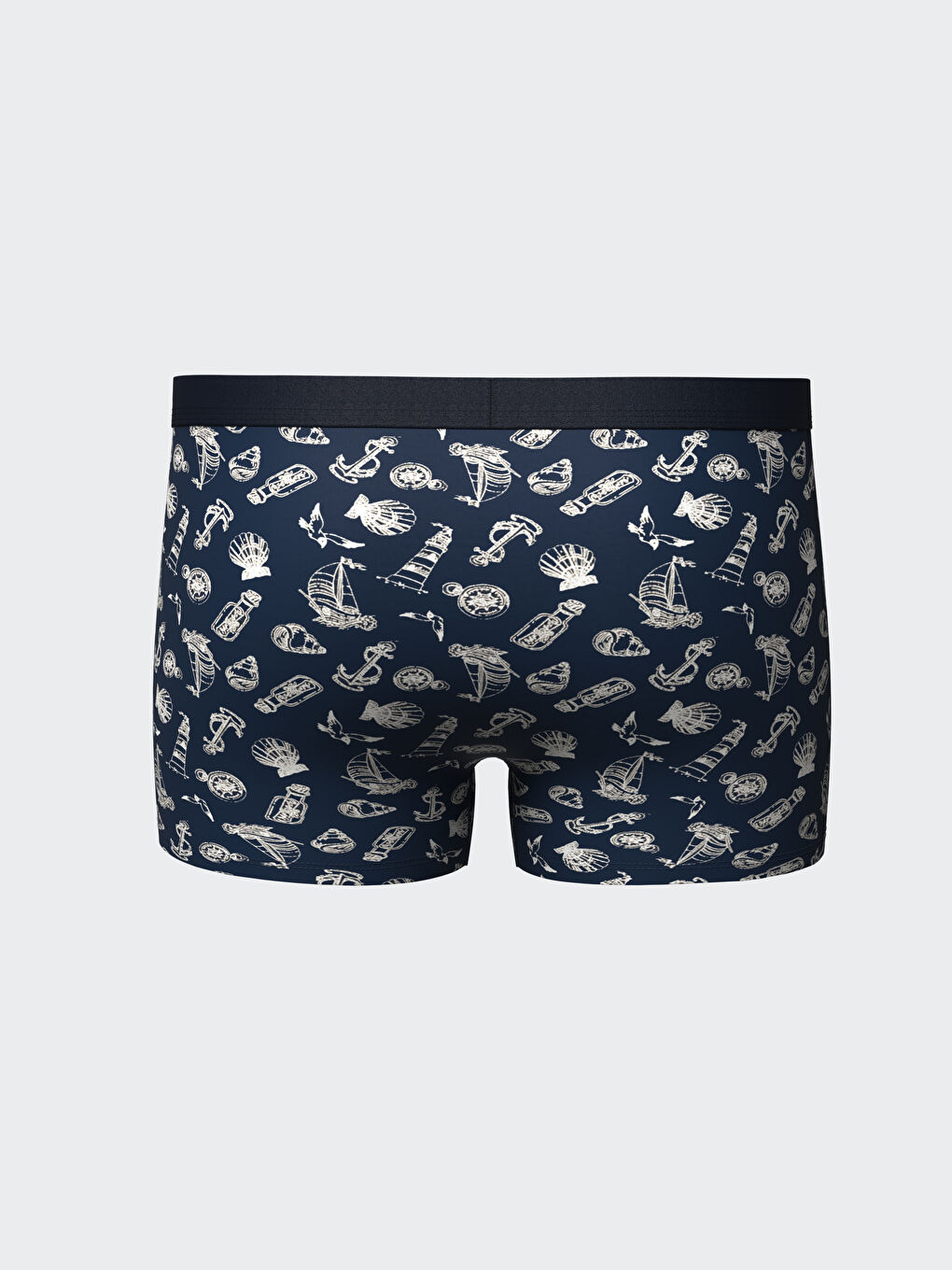 Karışık Standart Kalıp Pamuklu Esnek Erkek Boxer 3'lü-4