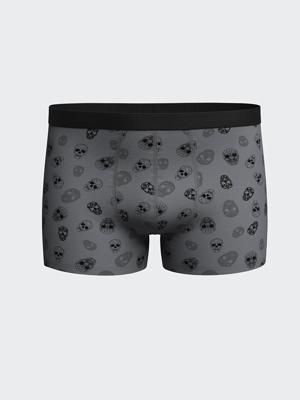 Karışık Standart Kalıp Pamuklu Esnek Erkek Boxer 3'lü-1