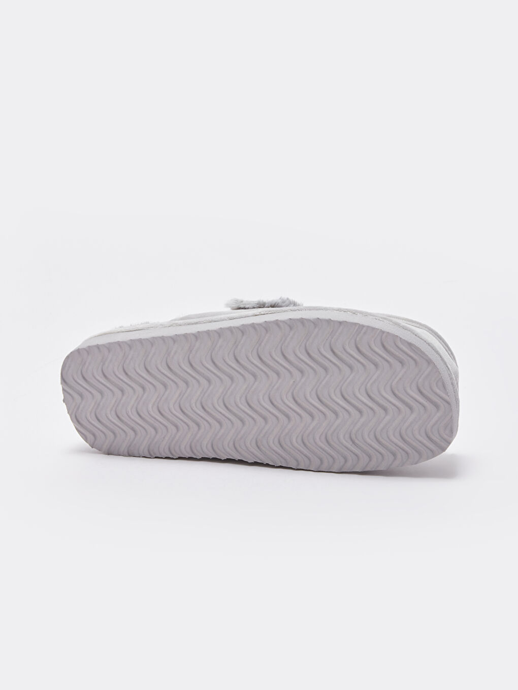 Gri Önü Kapalı Süet Kadın Ev Terliği-3