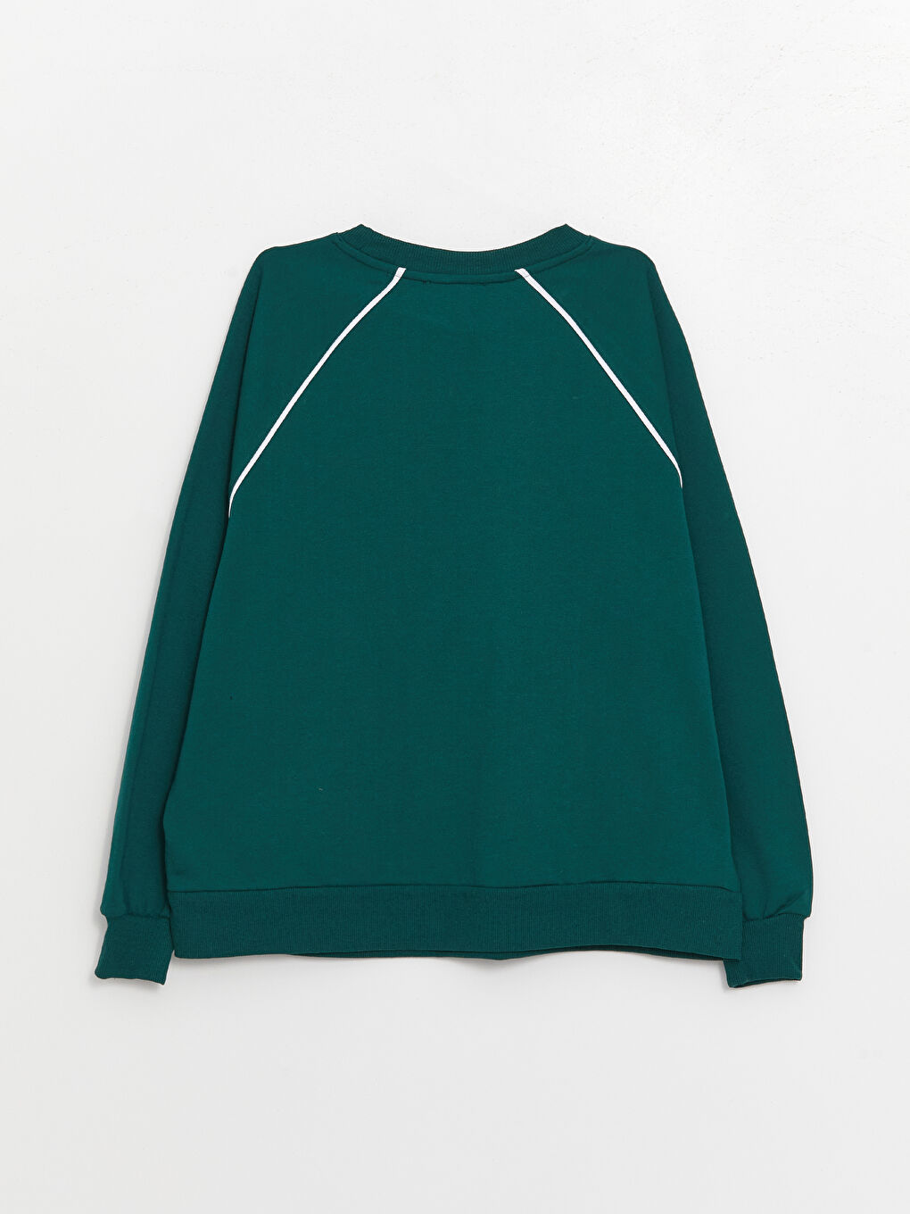 Crew Neck Printed Oversize Women's Thick Sweatshirt-6