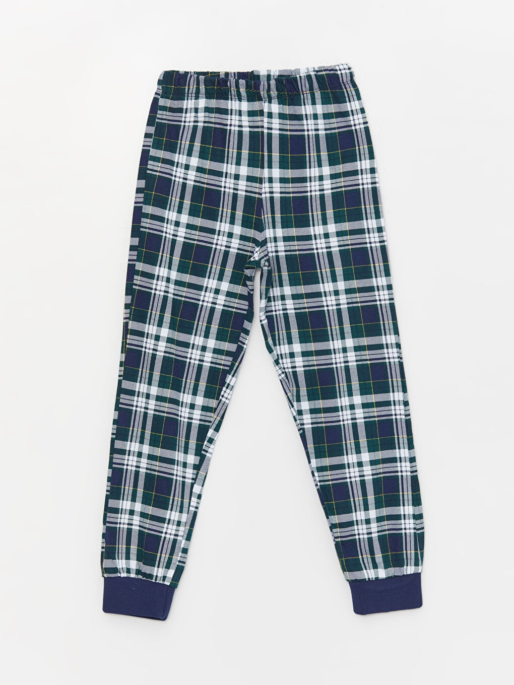 Gri Bisiklet Yaka Baskılı Uzun Kollu Erkek Çocuk Pijama Takımı-2