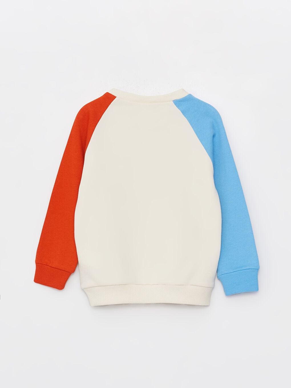 LCW baby Bej Bisiklet Yaka Uzun Kollu Baskılı Erkek Bebek Sweatshirt 2'li - 3