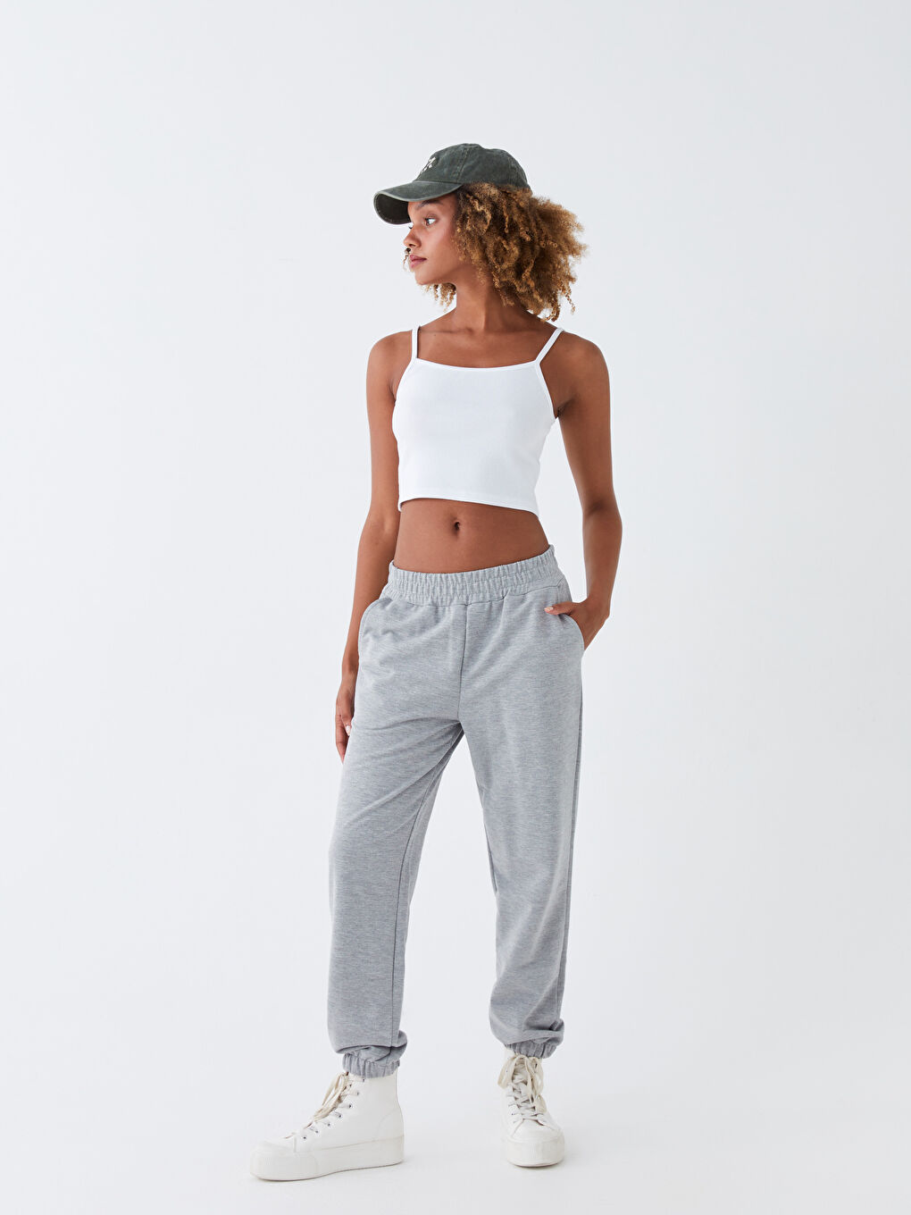 Elasticated Waist Loose Fit Women's Sweatpants