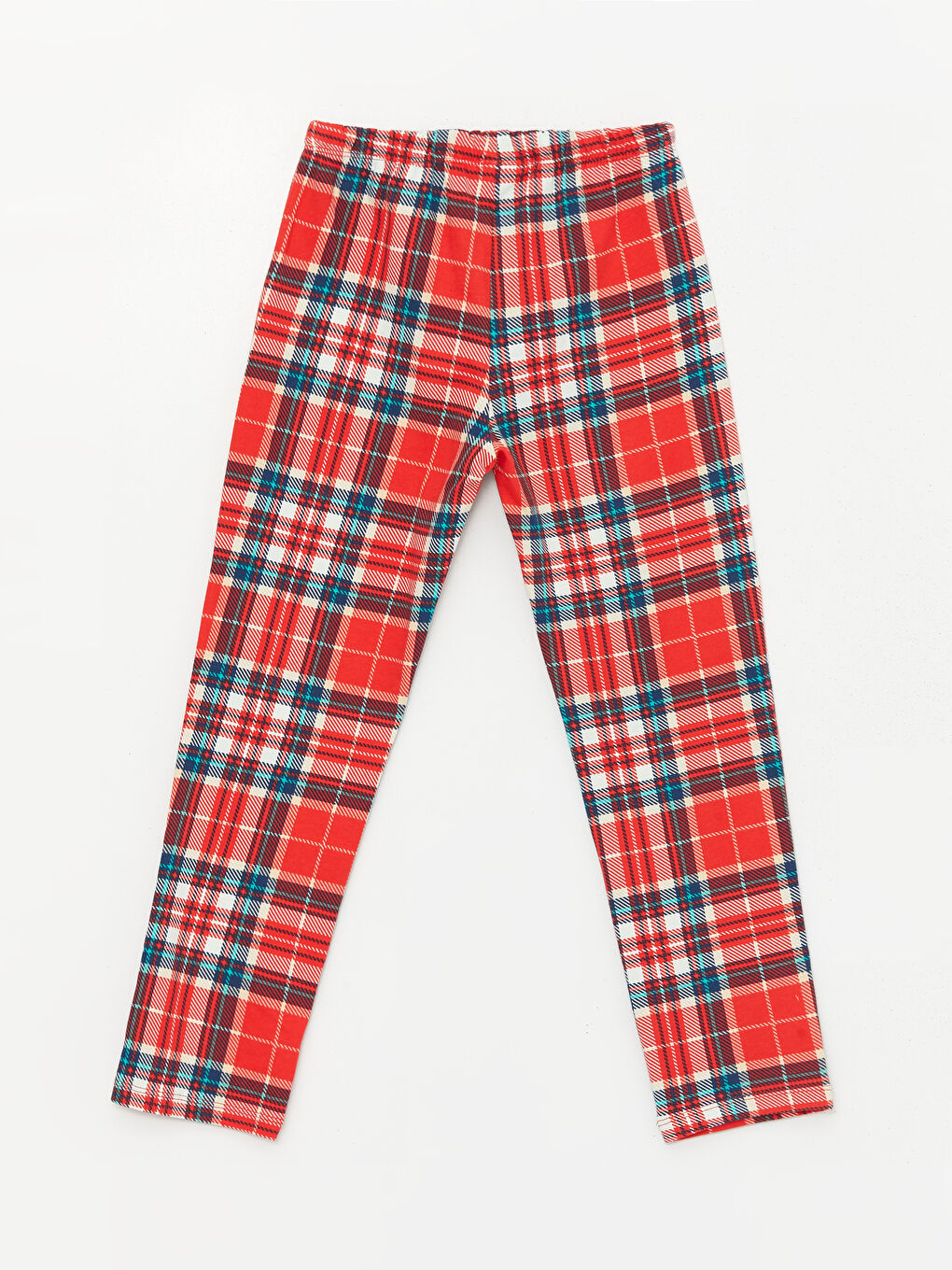Shirt Collar Plaid Long Sleeve Girls' Pyjama Set-4