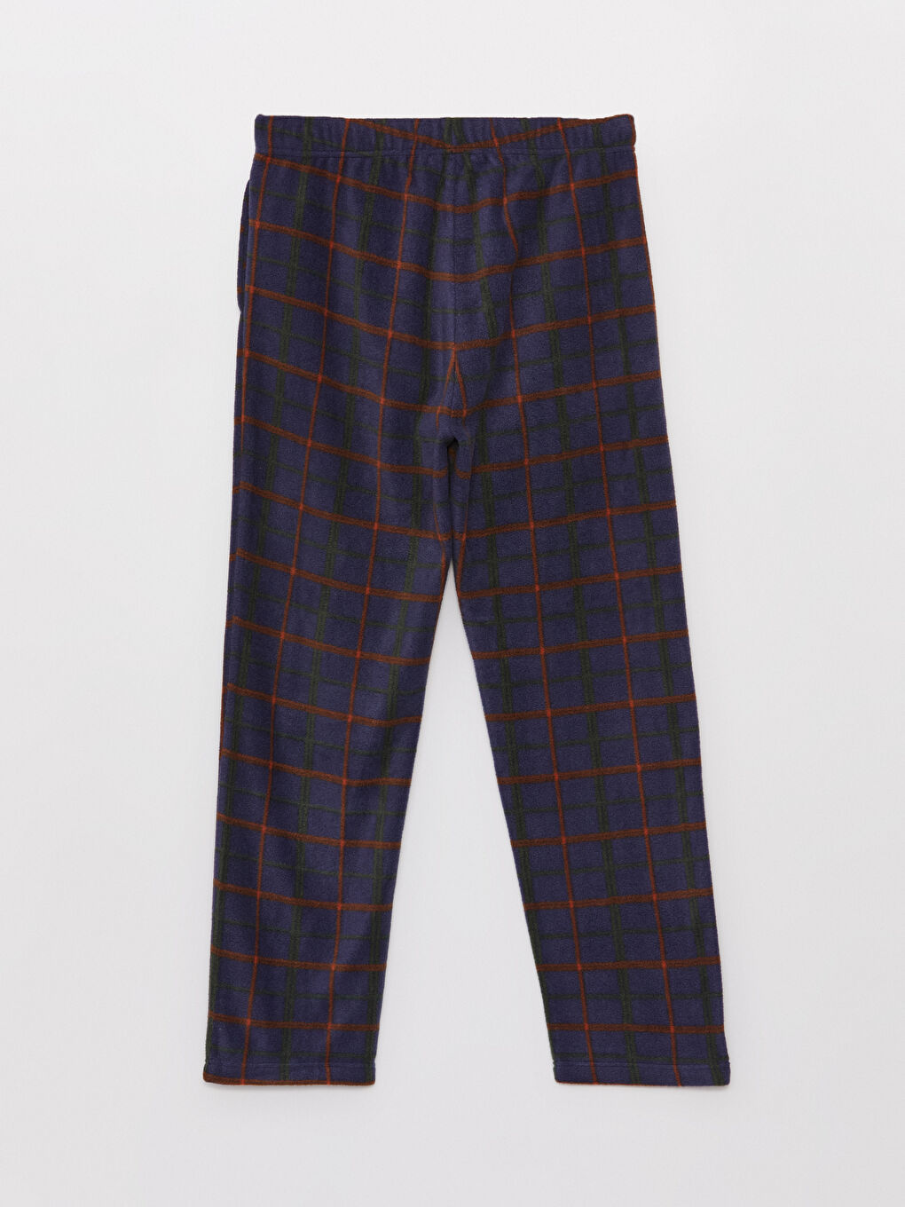 LC WAIKIKI Standart Kalıp Ekose Polar Erkek Pijama Takımı -W3CG02Z8-LSJ