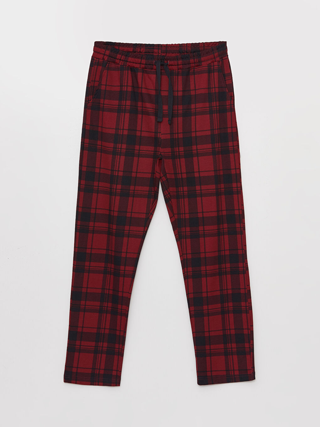 Regular Fit Plaid Men's Pyjama Set-8
