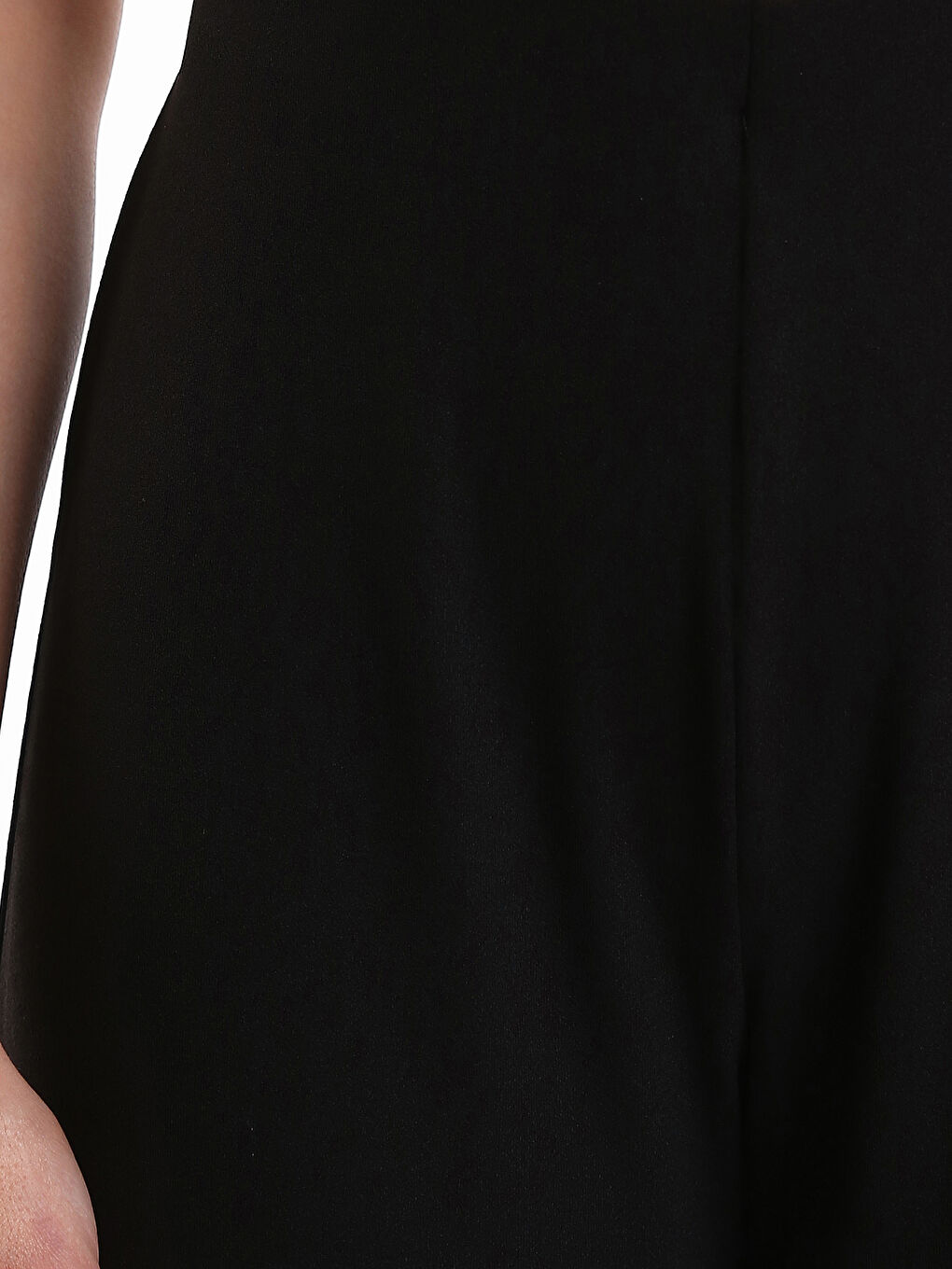 Uske Jednostavne Krep Pantalone za Žene-4