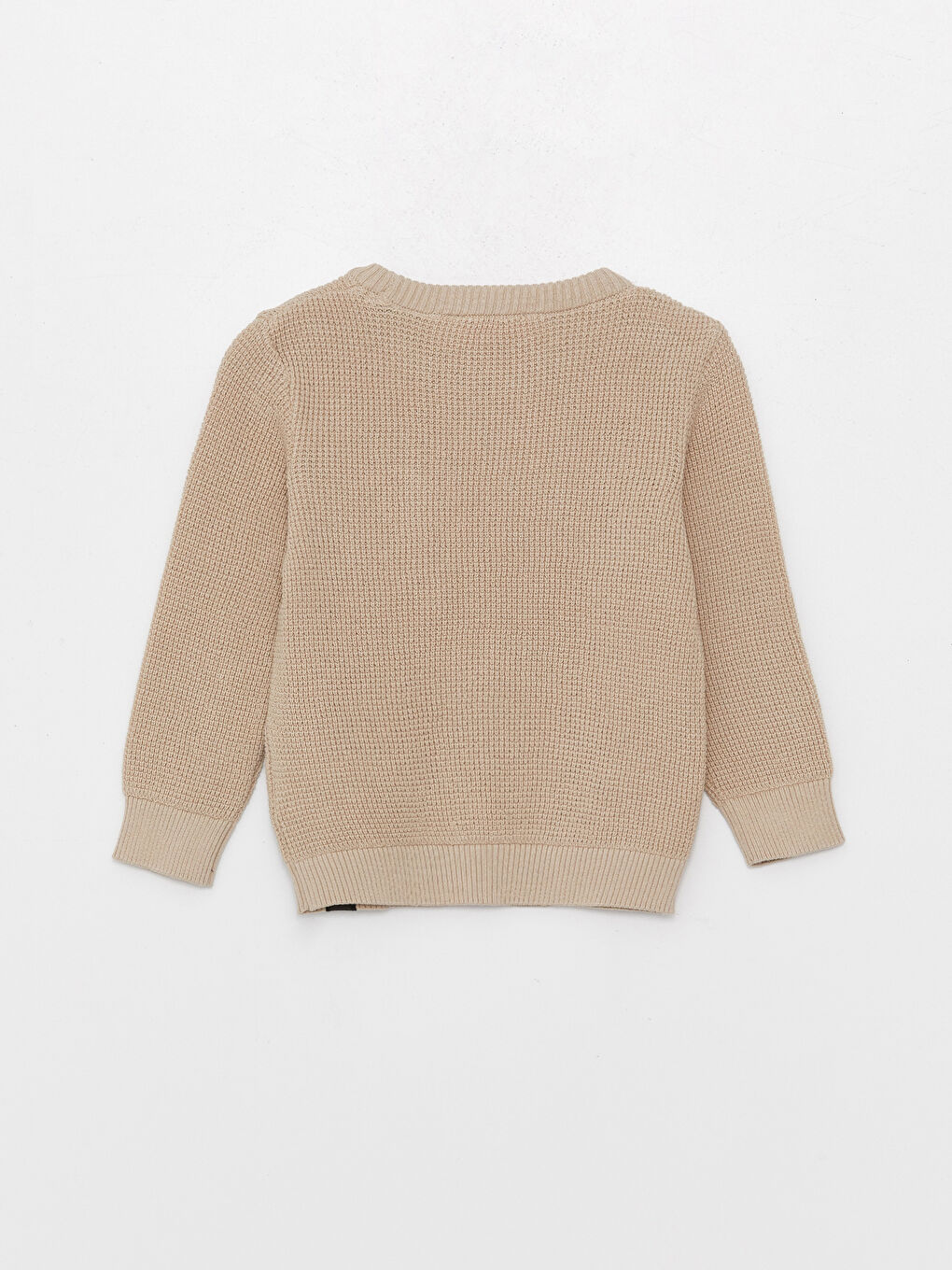 Свитер с круглым вырезом, длинным рукавом, с принтом, трикотажный, для малыша мальчика-1