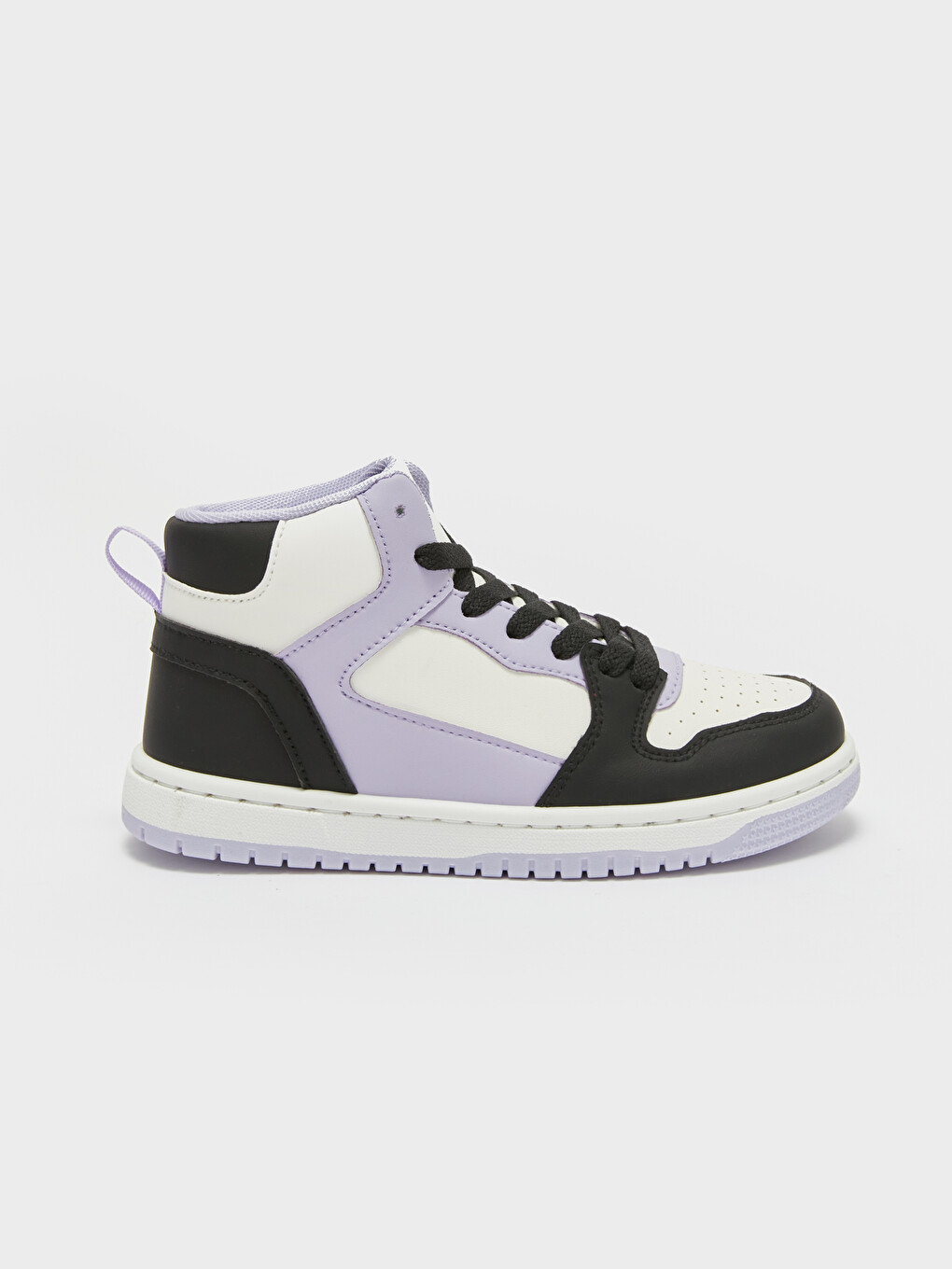 Laced Ankle-High Girls' Sneakers-1