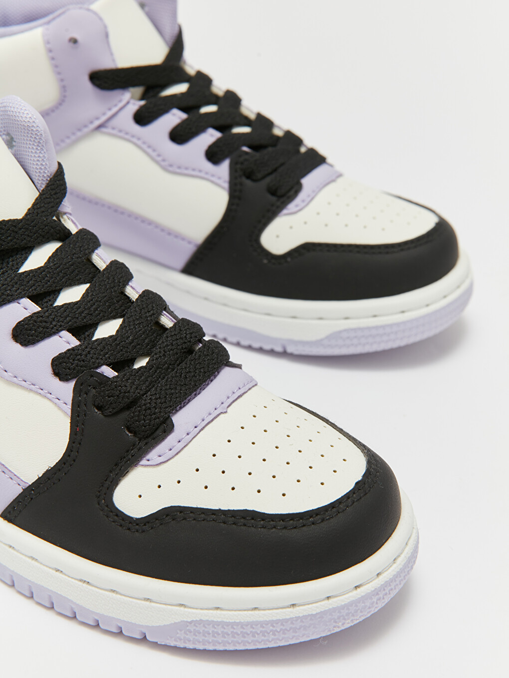 Laced Ankle-High Girls' Sneakers-2