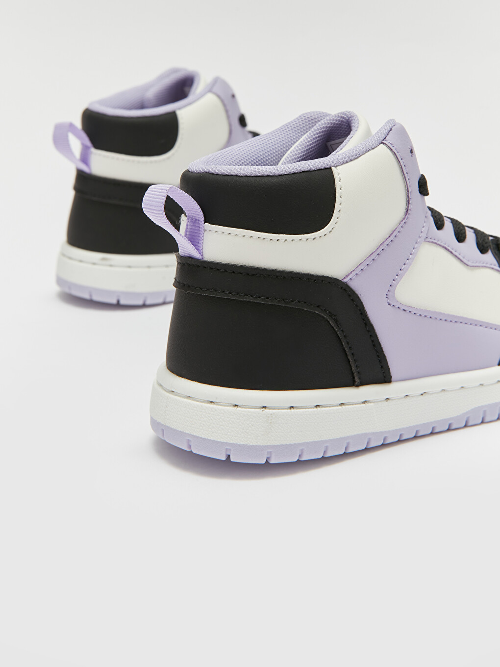 Laced Ankle-High Girls' Sneakers-4