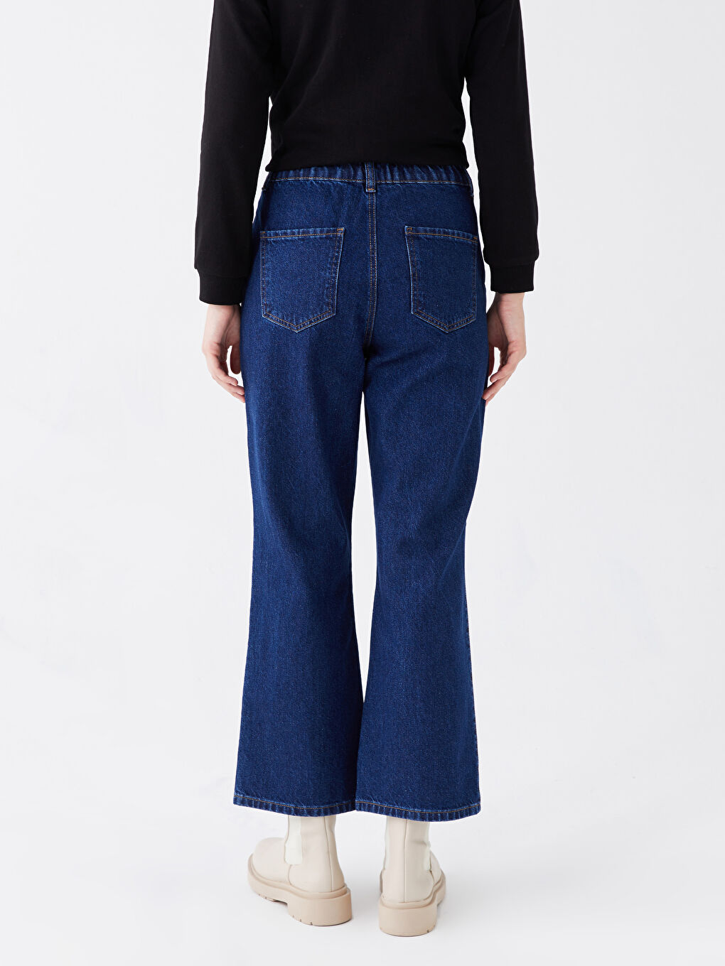 Straight Fit Women's Jeans-4