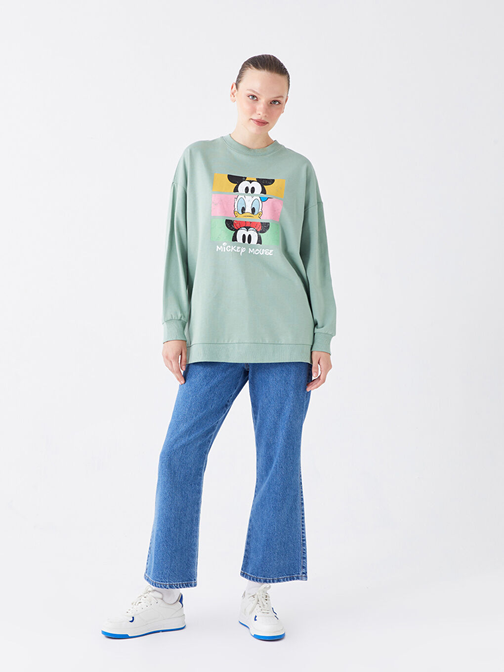 Straight Fit Women's Jeans-1