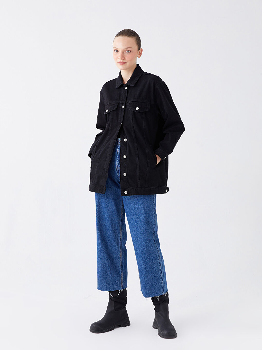 Wideleg Women's Jeans-1