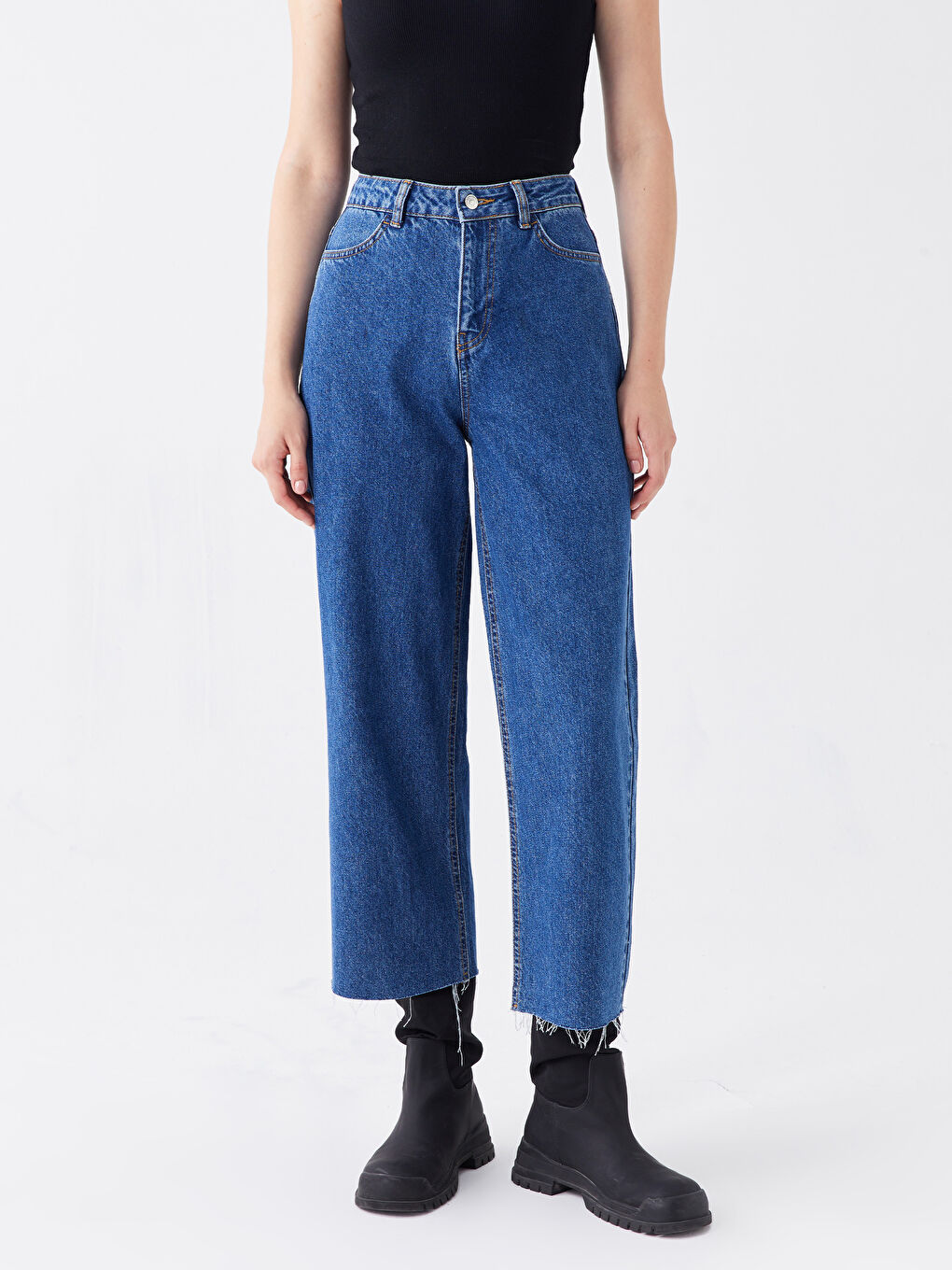 Wideleg Women's Jeans-3